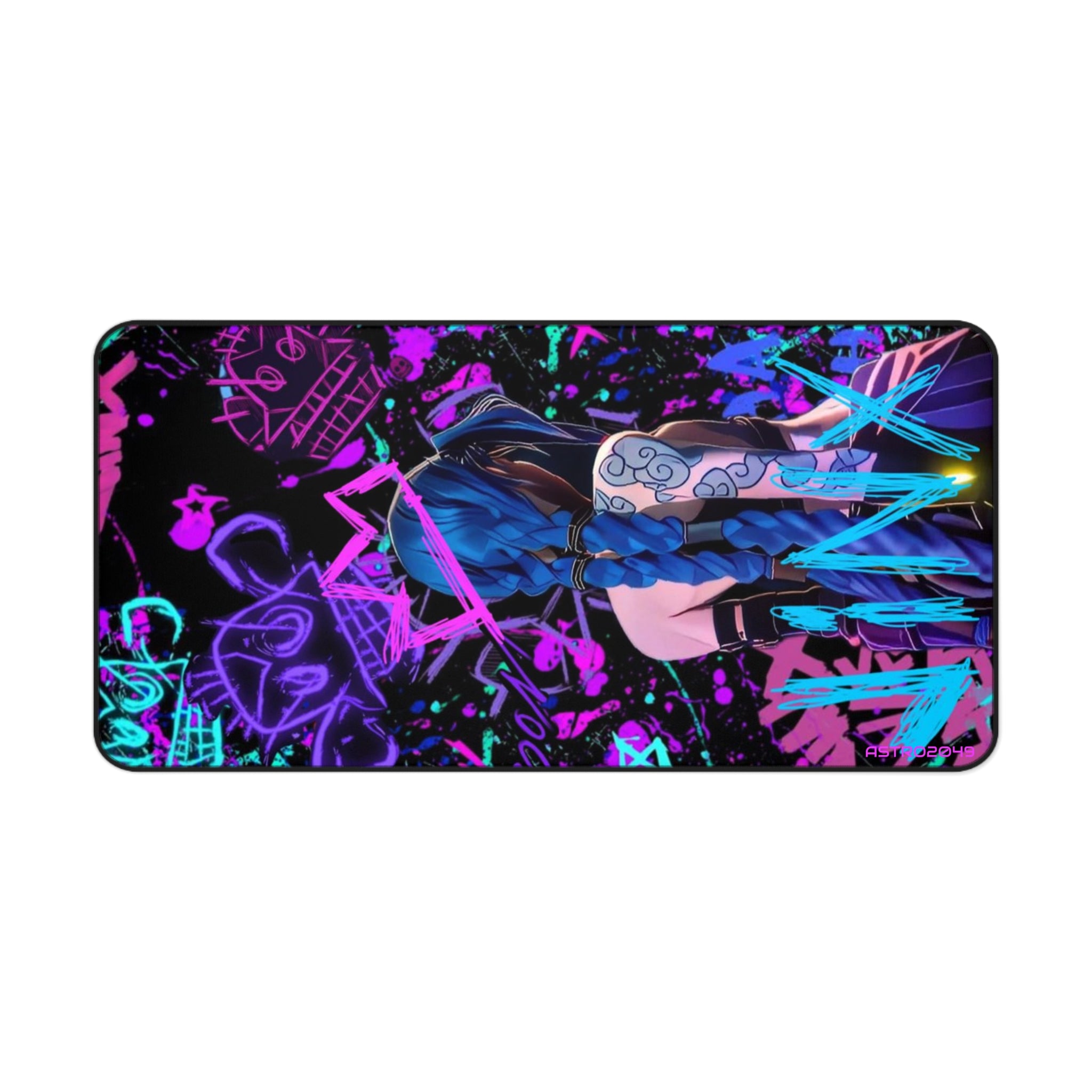 League of Legends - Arcane: JINX - Vibrant Gaming Desk Mat, Stylish Mouse Pad, Anime Decor, Unique Gift for Gamers, Desk Organization