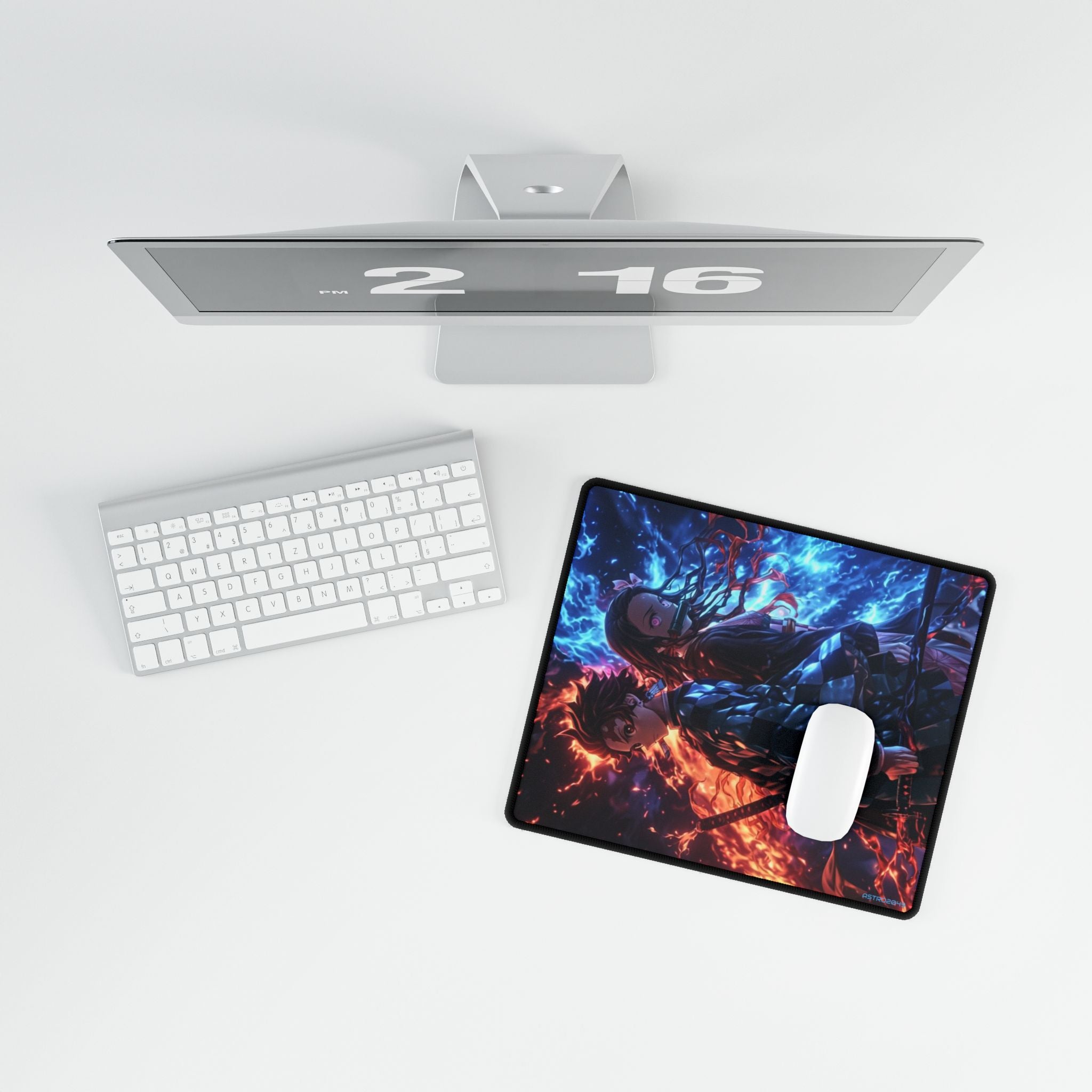 DEMON SLAYER - Kimetsu no yaiba - Vibrant Anime Desk Mat, Perfect for Gamers and Students, Ideal Desk Accessory