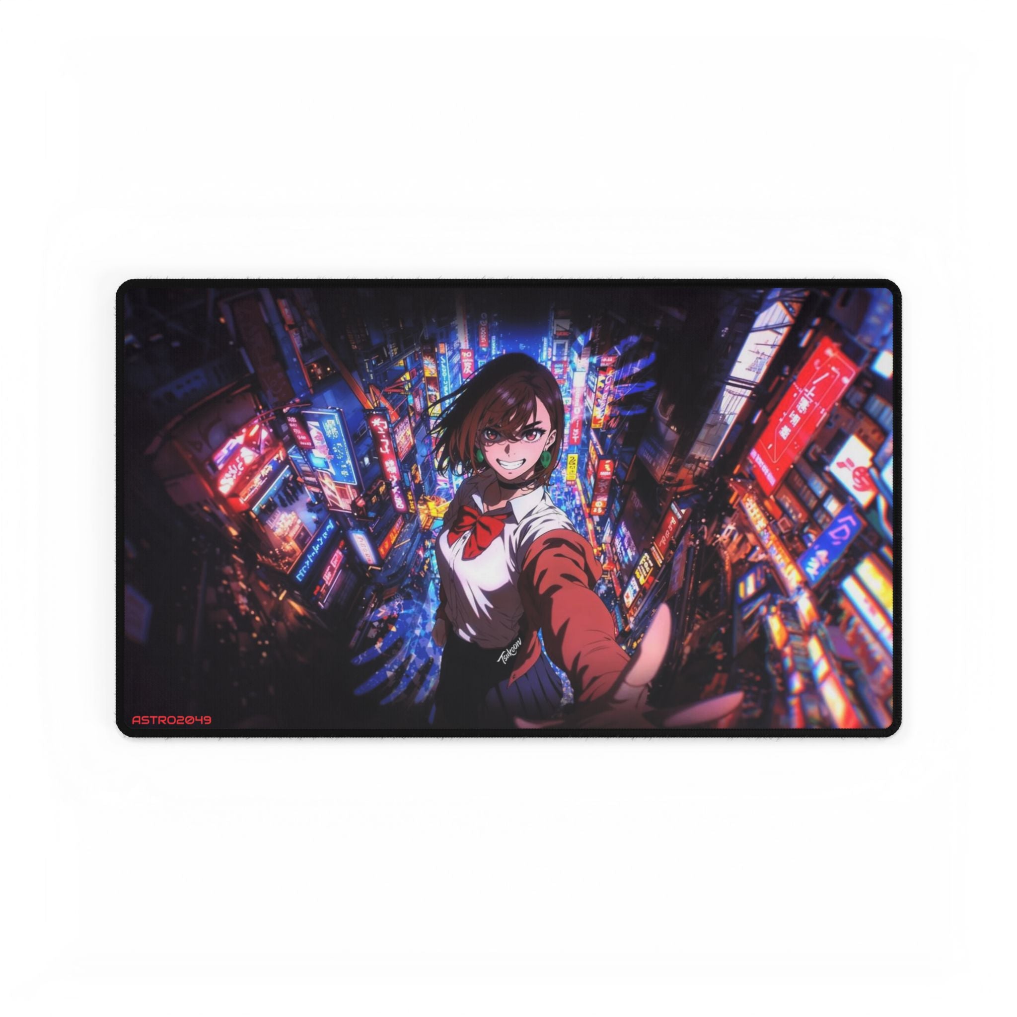 DANDADAN: Momo - Anime-Inspired Desk Mat for Gamers, Office Decor, Gaming Setup, Mouse Pad, Tech Accessories, Gift for Students