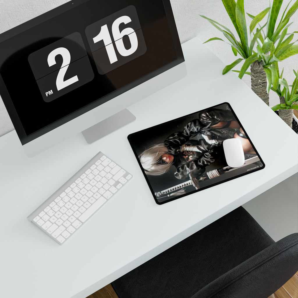 Nier: Automata - 2B - Elegant Gaming Desk Mat - Aesthetic Office Decor, Personalized Workspace, Unique Gift for Gamers, Stylish Mouse Pad