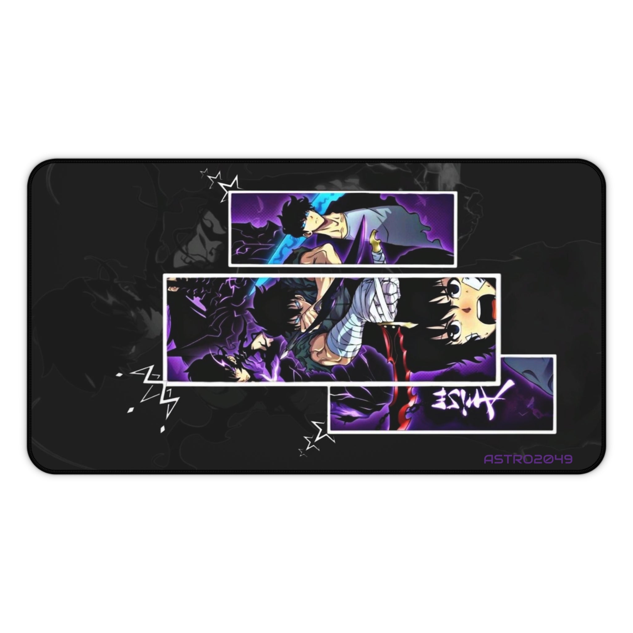 SOLO LEVELING - Sung Jinwoo - ARISE - Vibrant Anime Desk Mat for Gamers, Gaming Mouse Pad, Computer Accessory, Unique Gift for Anime Lovers