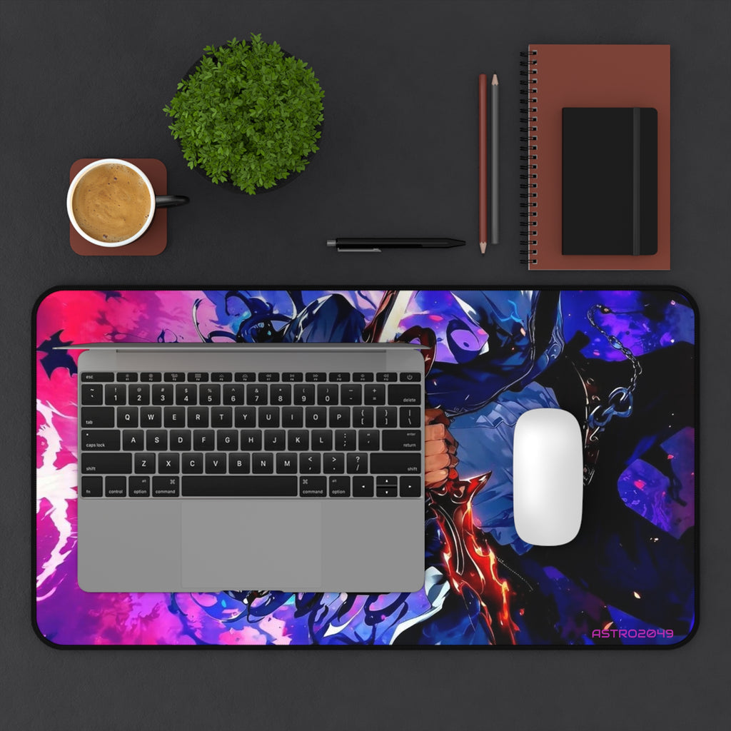 SOLO LEVELING - Sung Jinwoo - ARISE - Vibrant Anime Desk Mat - Gaming, Work, Home Office, Personalized Gift, Desk Accessories, Desk Decor