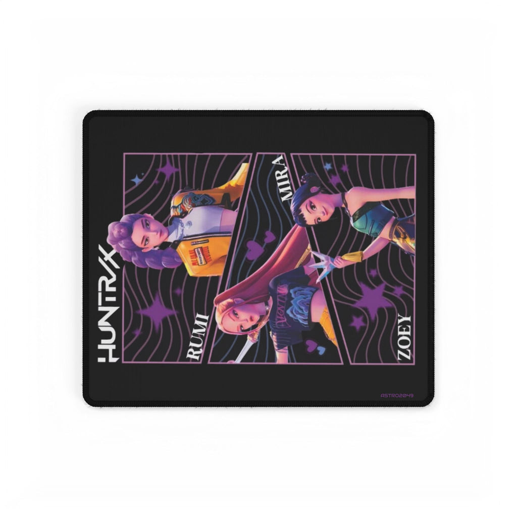 KPop Demon Hunters - HUNTRIX - Trendy Gamer Desk Mats - Stylish Mouse Pad for Work and Play, Gaming Desk Accessories, Perfect Gift for Gamer
