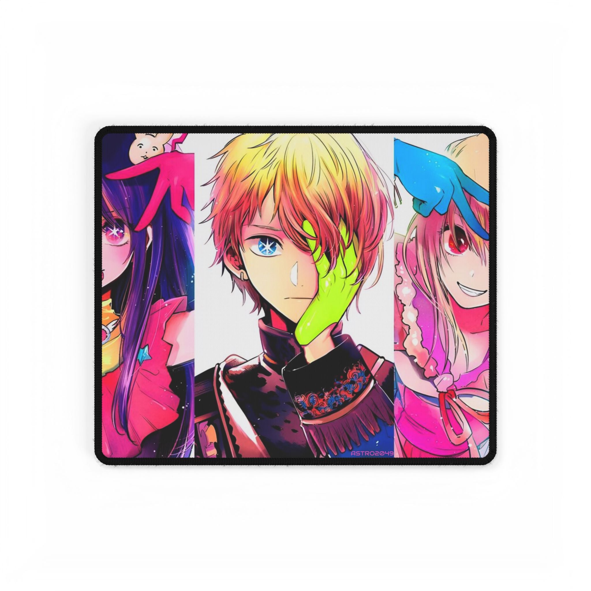 OSHI NO KO - Colorful Anime Desk Mat for Gamers, Vibrant Office Decor, Large Mouse Pad, Gifts for Anime Lovers, Desk Accessories