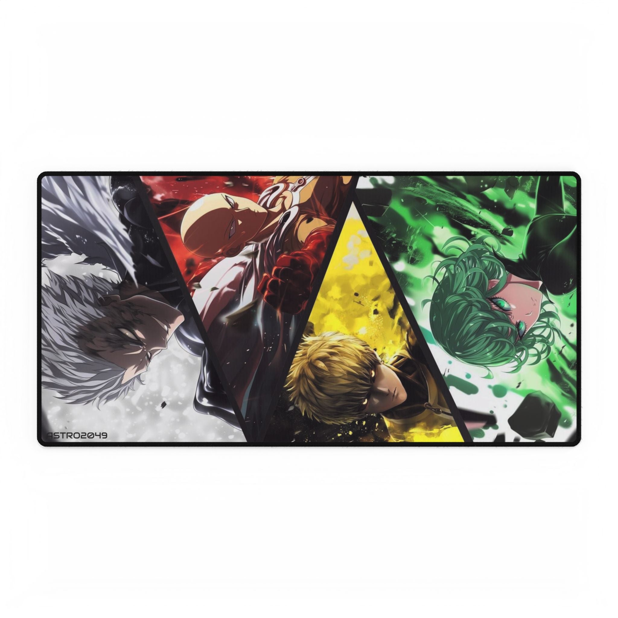 ONE-PUNCH MAN: Saitama / Genos - Colorful Anime Desk Mats for Gamers, Gaming Setup, Office Decor, Desk Accessories, Perfect Gift for Otaku