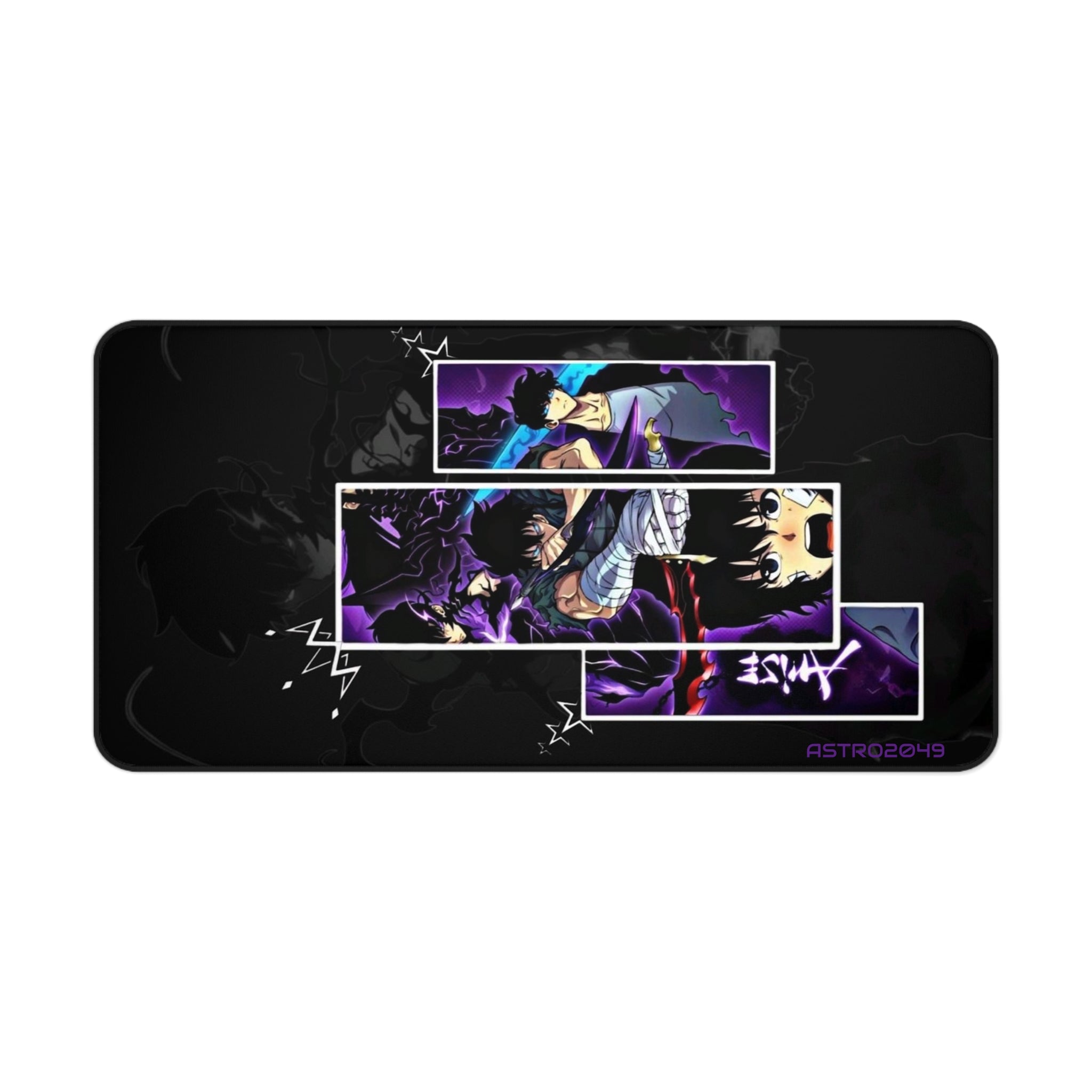 SOLO LEVELING - Sung Jinwoo - ARISE - Vibrant Anime Desk Mat for Gamers, Gaming Mouse Pad, Computer Accessory, Unique Gift for Anime Lovers