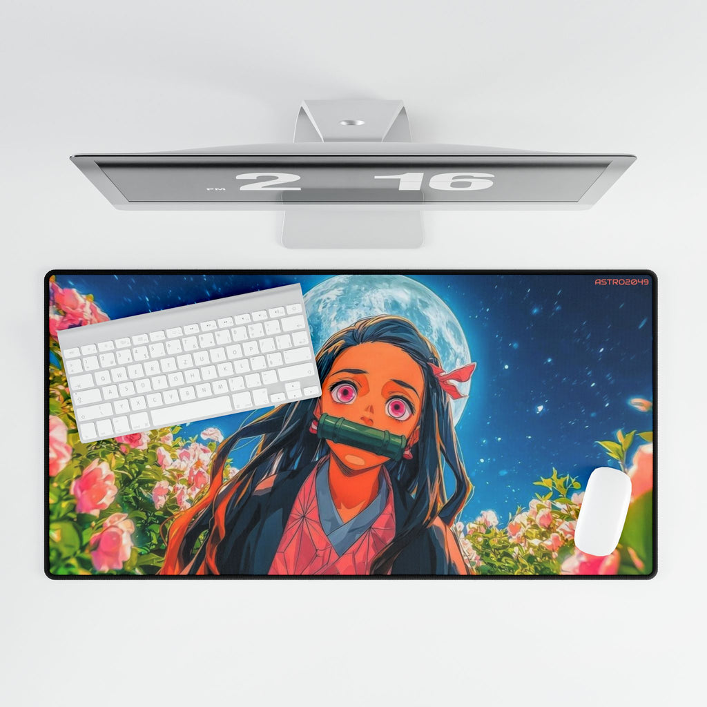 DEMON SLAYER - Kimetsu no yaiba - Anime-Inspired Desk Mats for Gamers and Creatives, Custom Mouse Pad, Home Office Decor