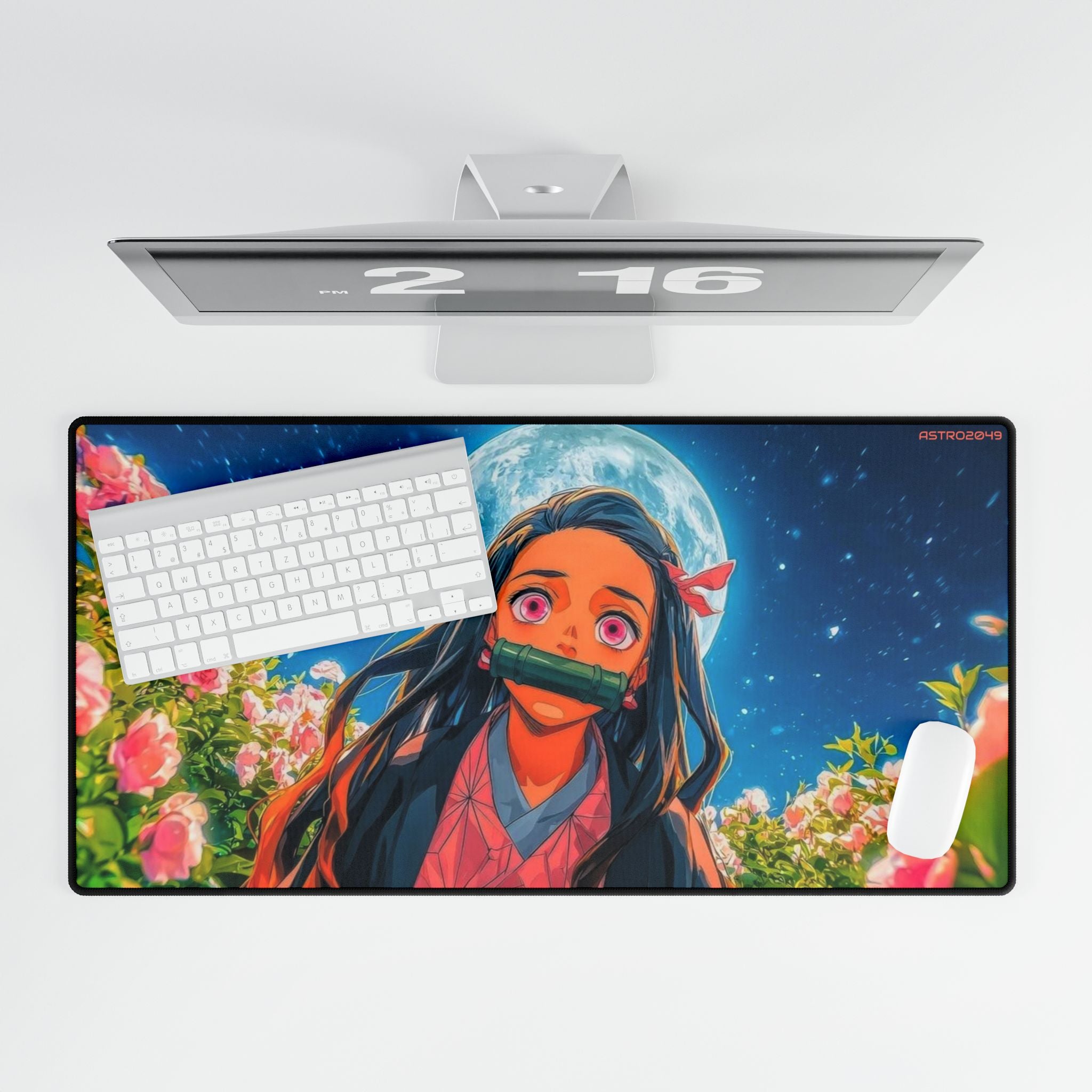 DEMON SLAYER - Kimetsu no yaiba - Anime-Inspired Desk Mats for Gamers and Creatives, Custom Mouse Pad, Home Office Decor