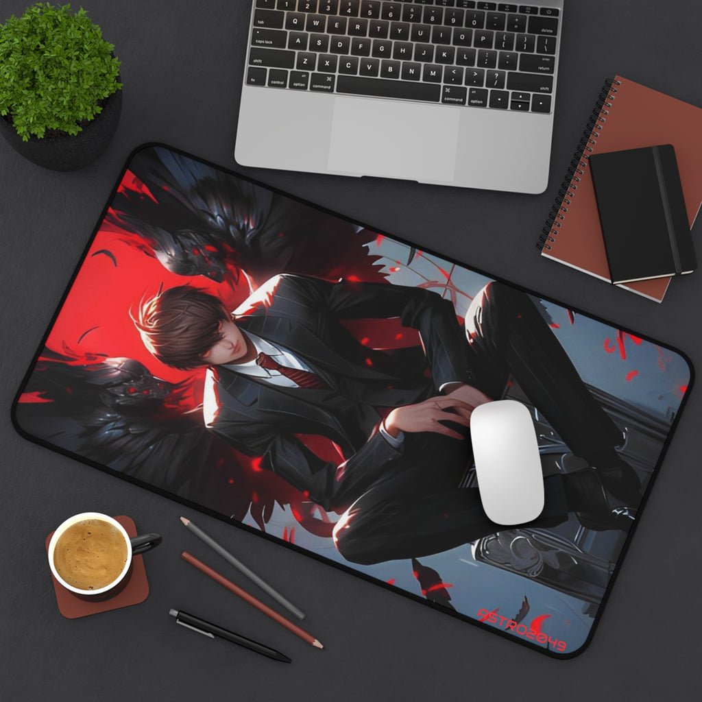 DEATH NOTE - Light / Akira - Stylish Desk Mat with Edgy Design for Gamers, Computer Accessories, Gift for Him, Unique Desk Accessories