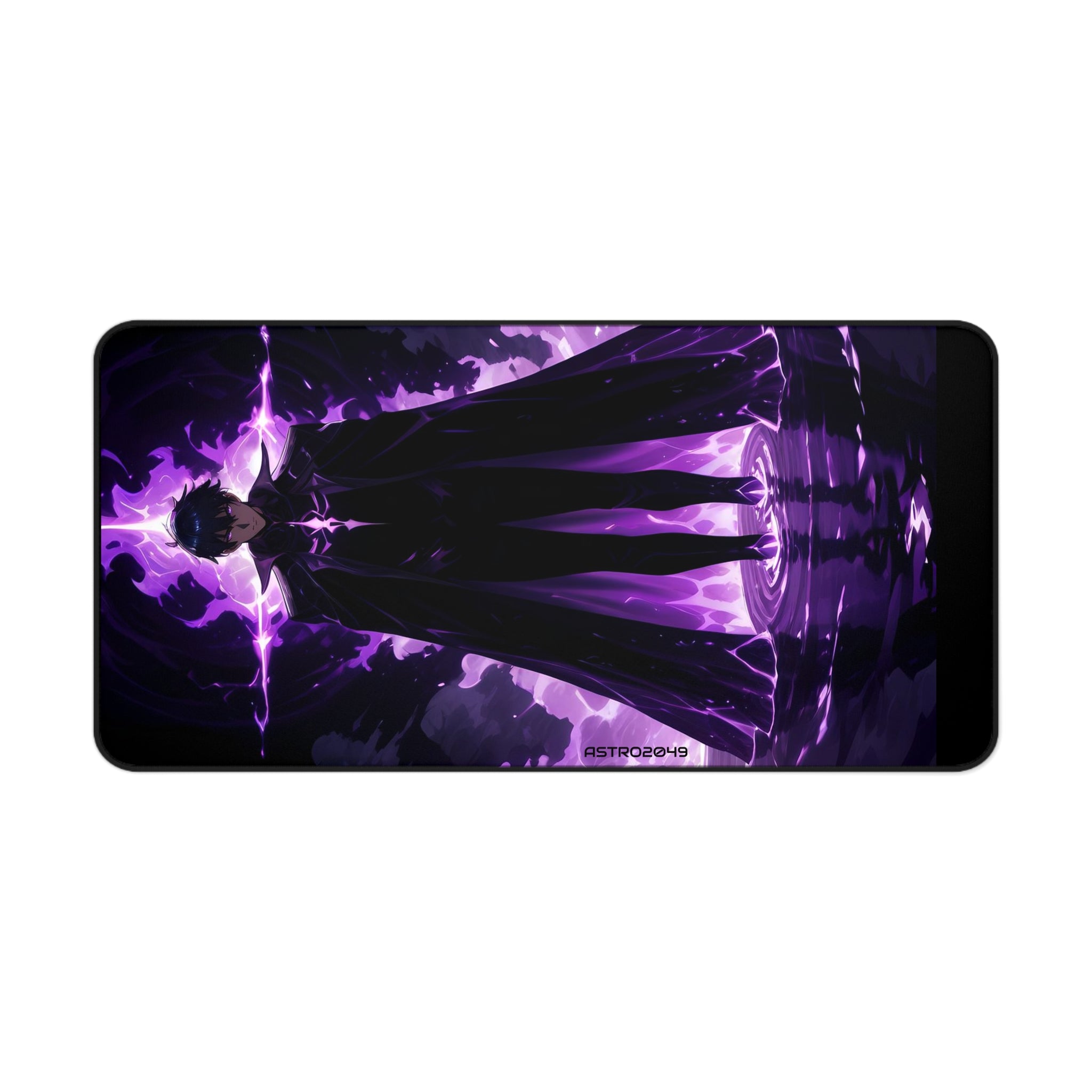 SOLO LEVELING - Sung Jinwoo - ARISE - Gaming Desk Mat with Dark Mage Design, Office Accessory, Desk Decor, Computer Pad, Anime Merchandise