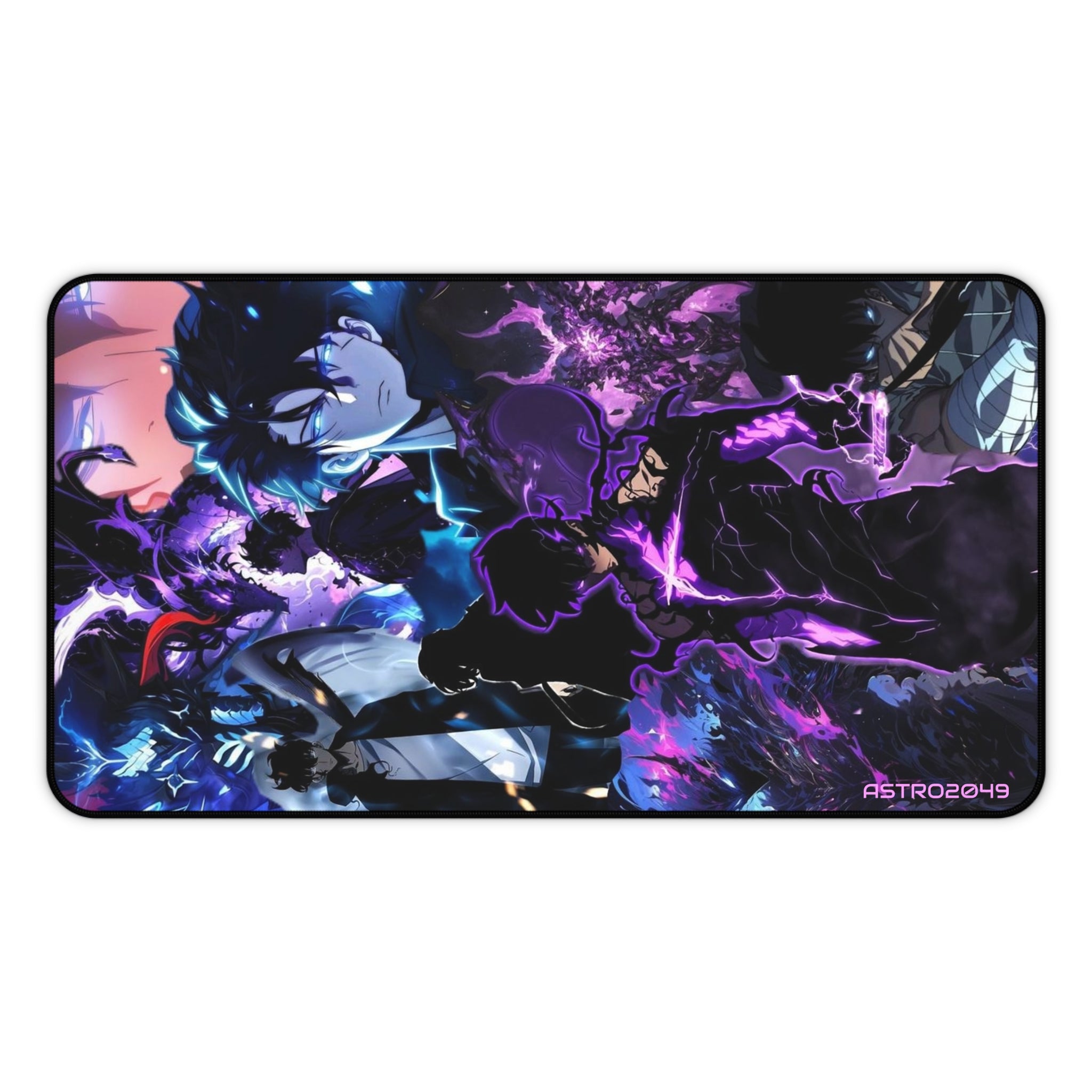 SOLO LEVELING - Sung Jinwoo - ARISE - Cosmic Themed Desk Mat for Gamers, Gaming Mouse Pad, Desk Accessories, Unique Gifts, Anime Decor