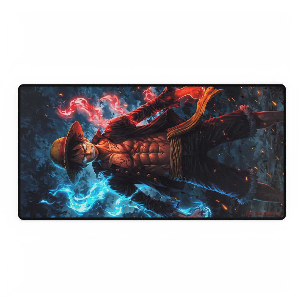 ONE PIECE - LUFFY - Anime-Inspired Desk Mat: Vibrant Gamer Mouse Pad, Office Decor, Gift for Students, Computer Accessories