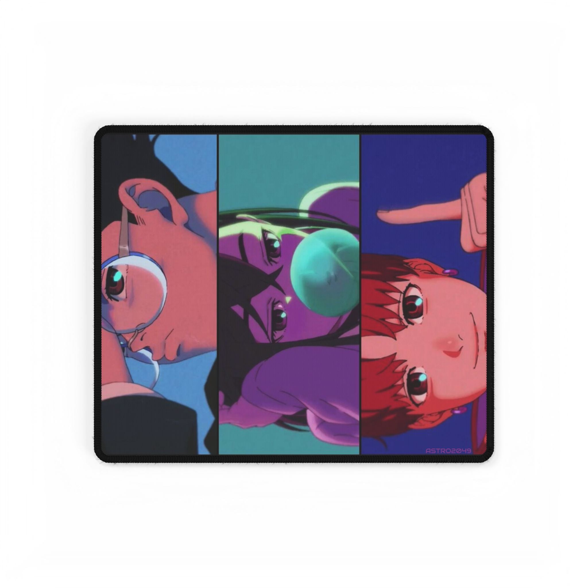 DANDADAN: Momo / Okarun - Vibrant Desk Mats for Gamers, Aesthetic Desk Accessories, Retro Anime Mouse Pad, Gift for Students