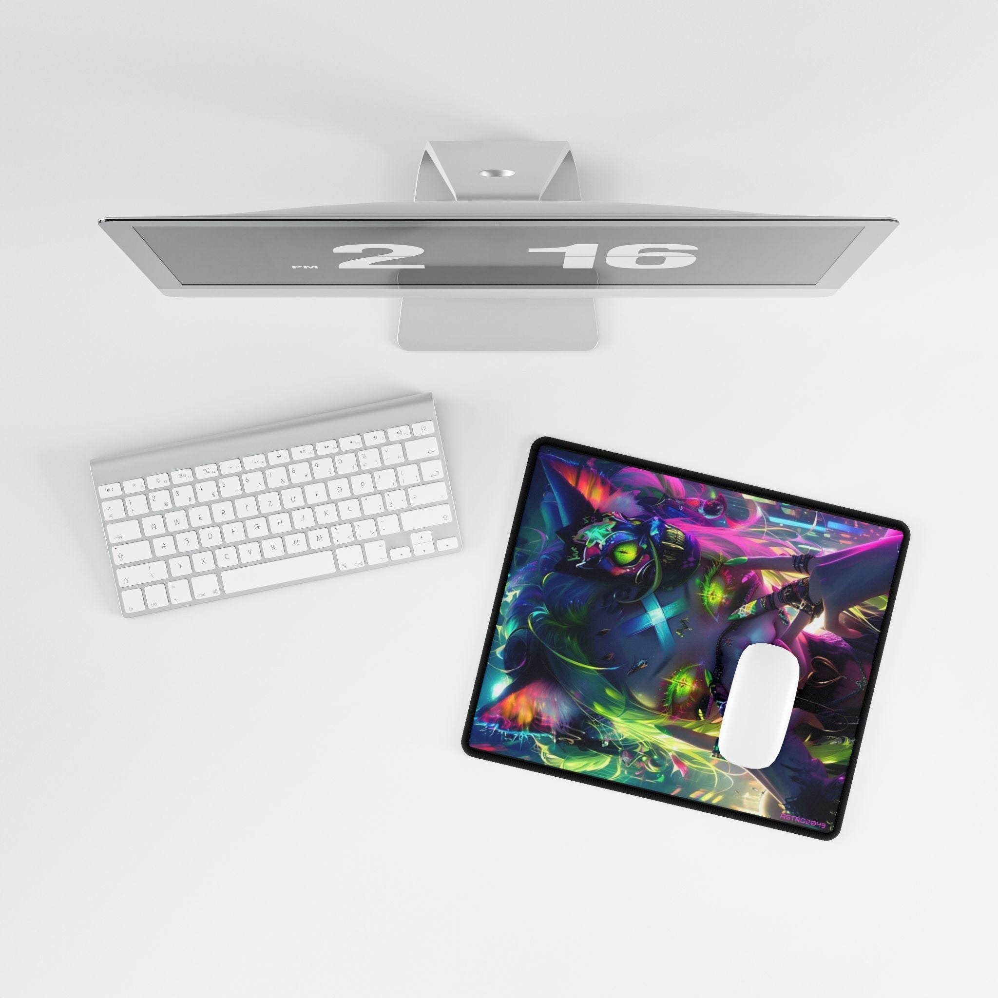 CYBERPUNK - Vibrant Gaming Desk Mat, Colorful Large Mouse Pad, Desk Accessories, Office Decor, Gamer Gift, Art Desk Mats