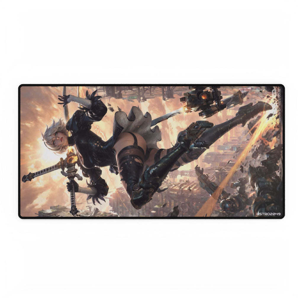 Nier: Automata - 2B - Anime-Inspired Desk Mat for Gaming and Office, Large Mouse Pad, Creative Workspace Decor, Nerdy Gift for Gamers