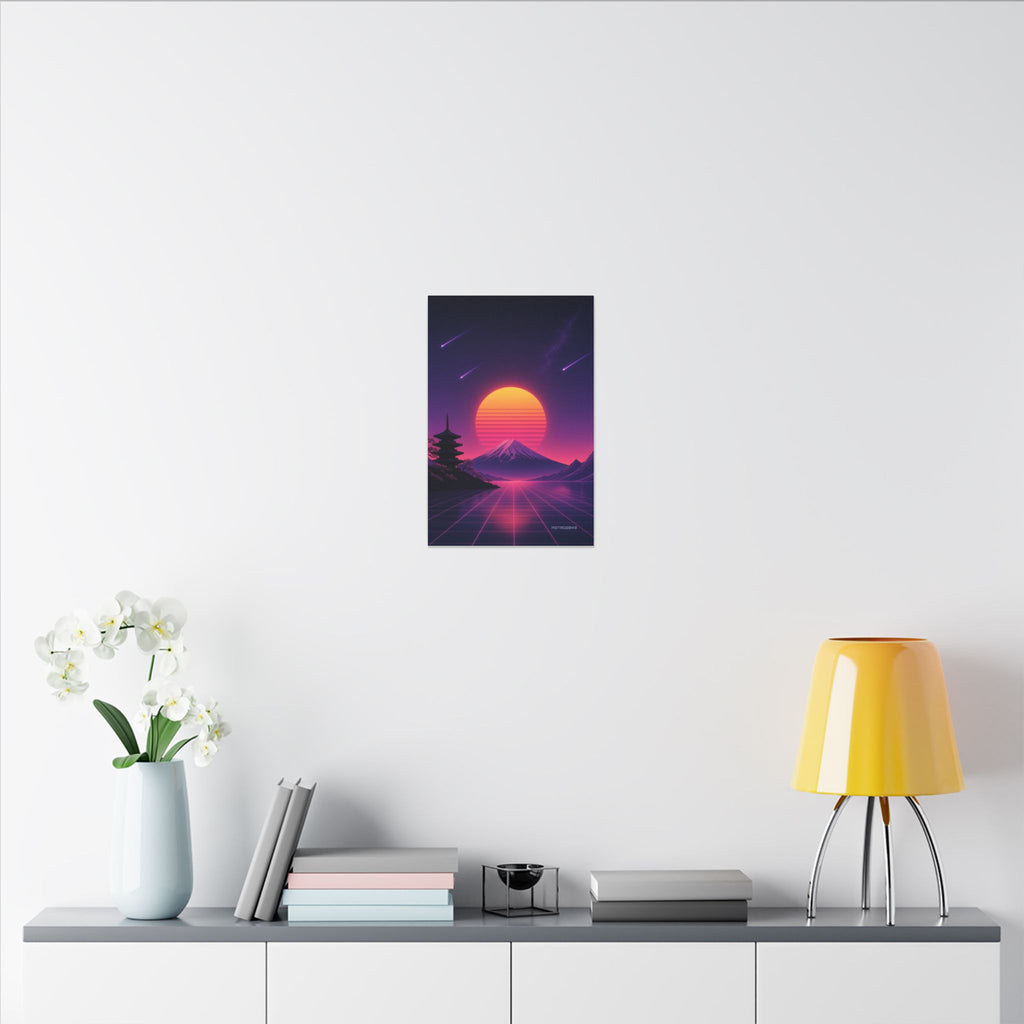 Sunset Pagoda Grid canvas print by ASTRO2049, view 8 of 8