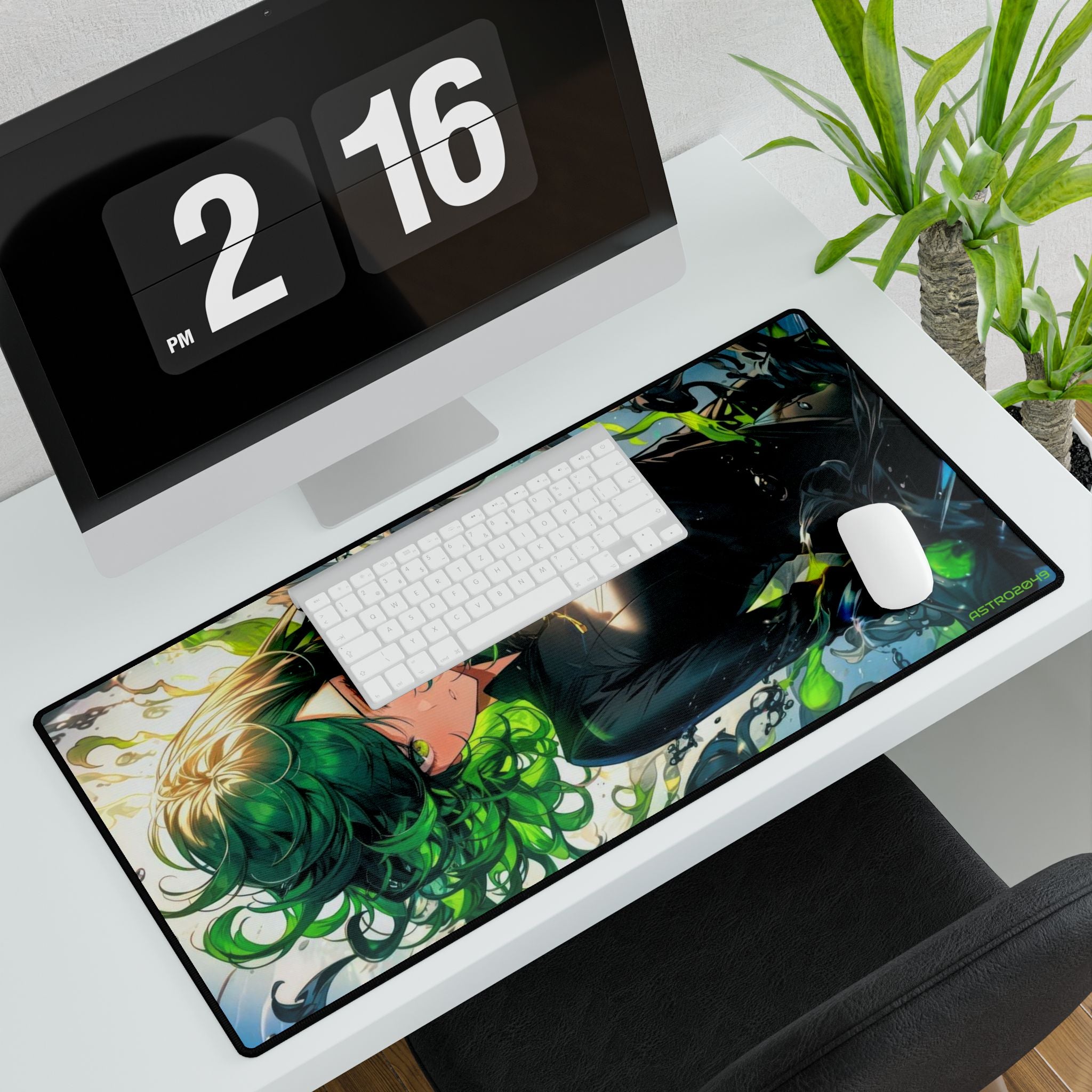 ONE-PUNCH MAN: Tatsumaki - Vibrant Gamer Desk Mat, Colorful Gaming Mouse Pad, Stylish Office Desk Accessory, Perfect for Home or Office