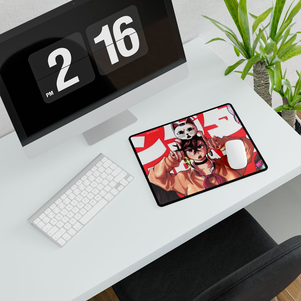 DANDADAN: Momo / Okarun - Vibrant Anime Desk Mat, Gaming Desk Pad, Office Decor, Custom Mousepad, Geeky Gift for Gamers, Home Office