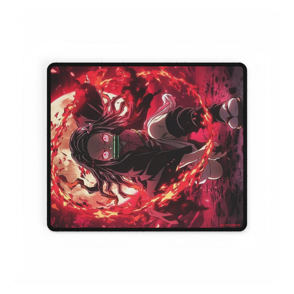 DEMON SLAYER - Kimetsu no yaiba - Anime-Themed Desk Mat with Unique Art, Gamer Desk Accessories, Home Office Decor, Anime Gifts for Fans
