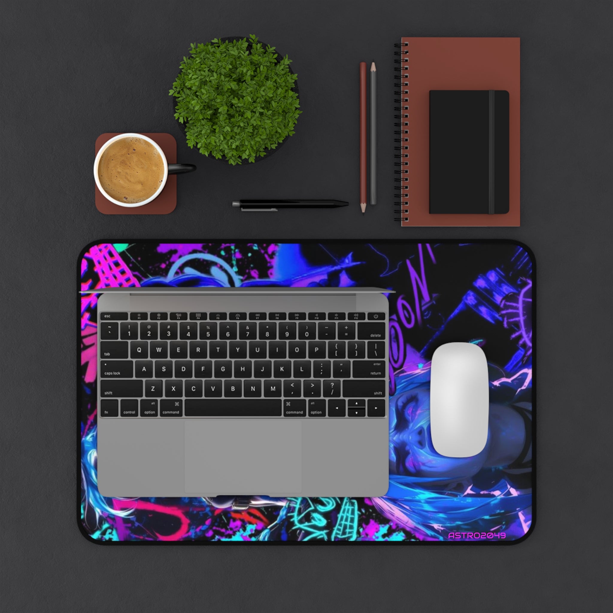 League of Legends - Arcane: JINX - Vibrant Anime Desk Mat for Gamers, Colorful Mouse Pad, Desktop Accessory, Gamer Gift, Desk Decor