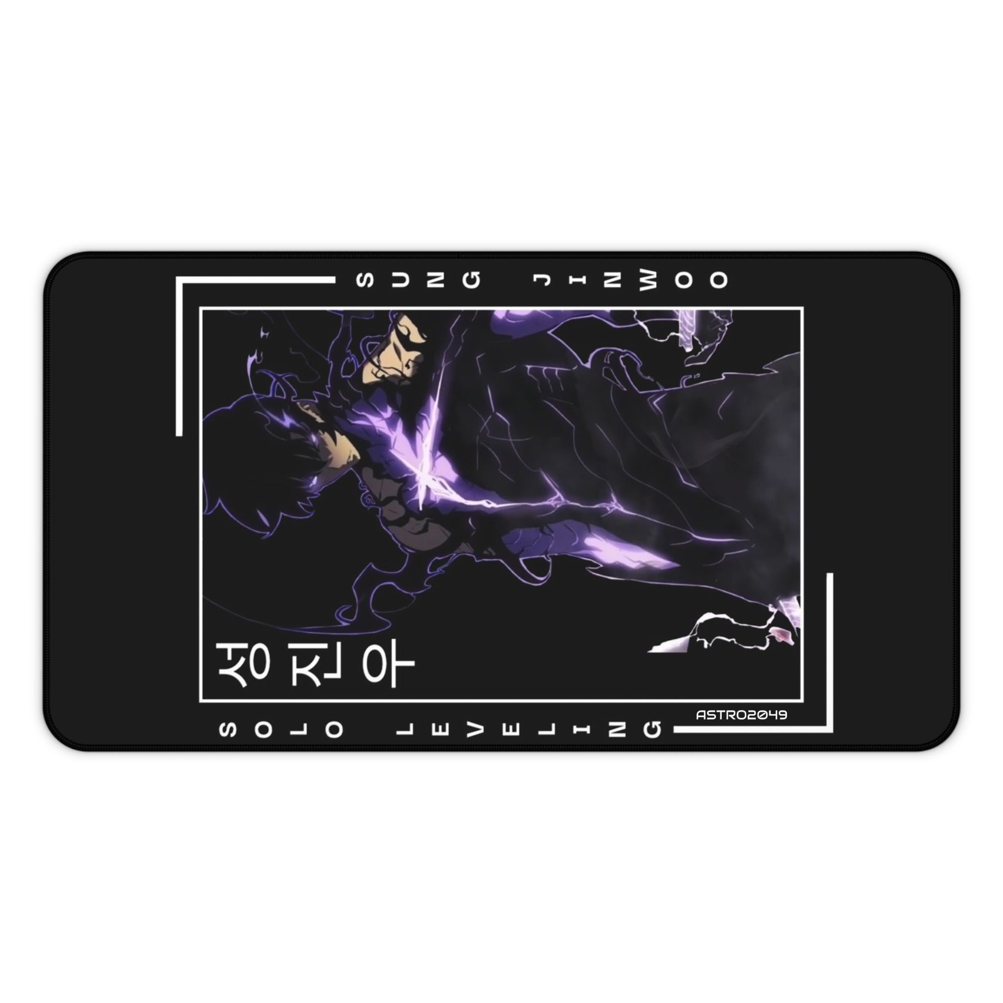 SOLO LEVELING - Sung Jinwoo - ARISE - Stylish Gaming Desk Mat - Perfect for Office, Home Office, Gift for Gamers, Art Desk Accessories