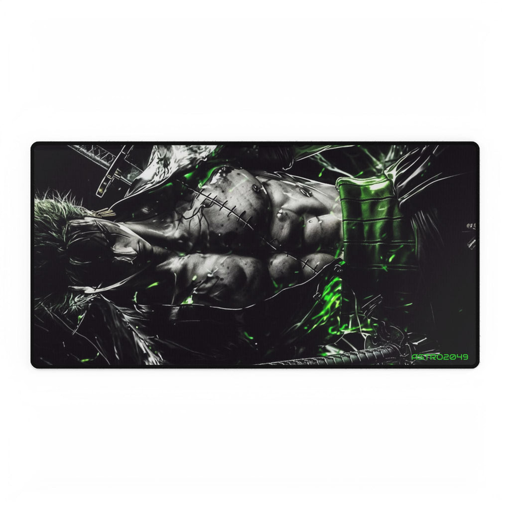ONE PIECE - ZORO - Edgy Gamer Desk Mats - Perfect for Home Offices, Gaming Rooms, and Unique Gifts - Stylish Mouse Pads, Desk Accessories
