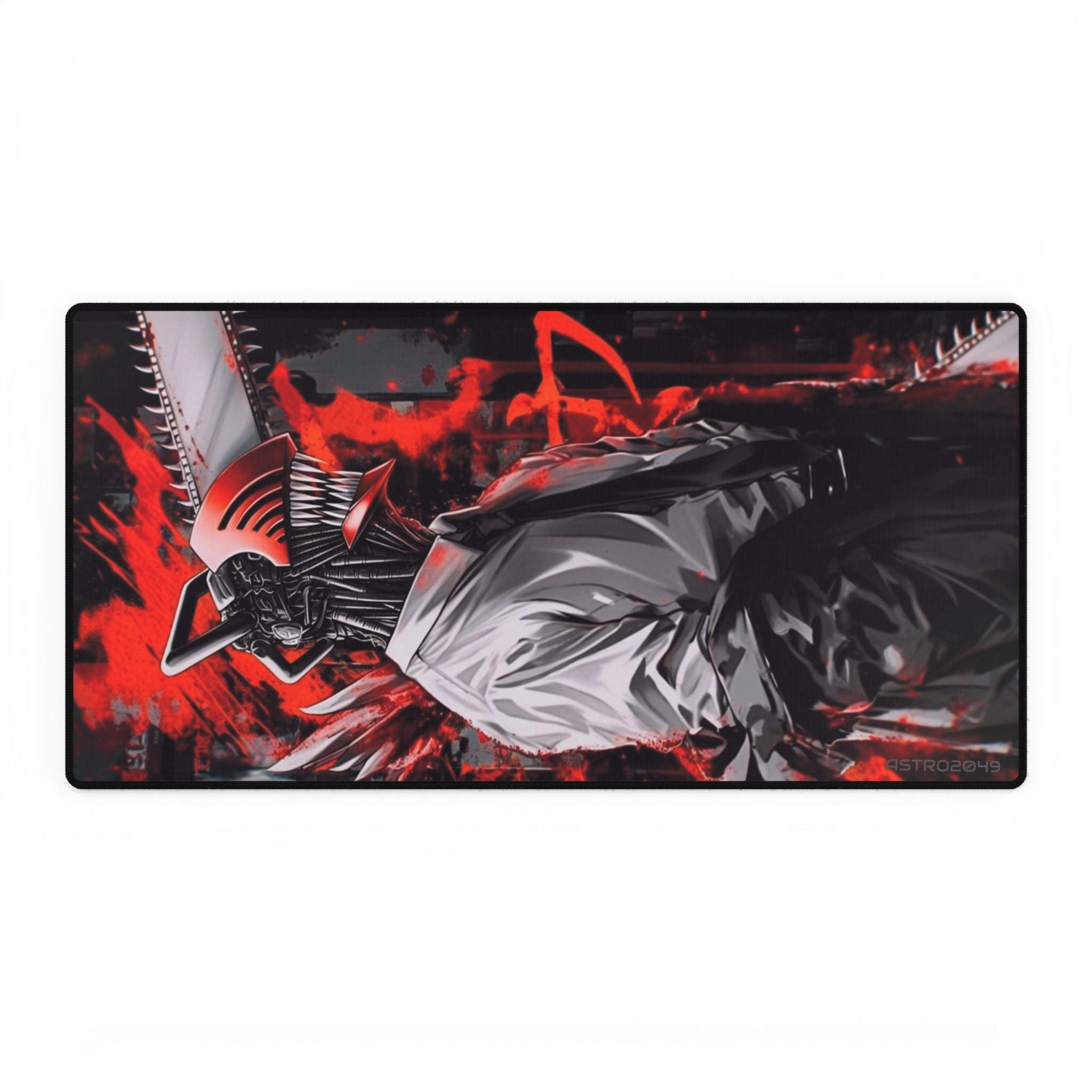 CHAINSAW MAN - Vibrant Gaming Desk Mat featuring Edgy Design, Perfect for Gamers and Home Office, Ideal Gift for Birthdays and Holidays