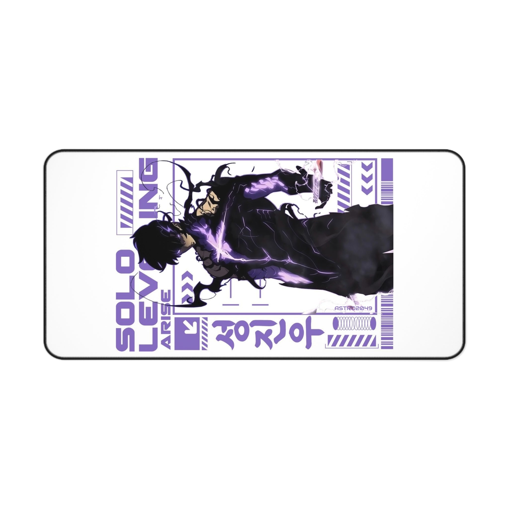 SOLO LEVELING - Sung Jinwoo - ARISE - Anime Desk Mat with Solo Leveling Design, Gaming Mouse Pad, Home Office Decor, Gift for Gamers