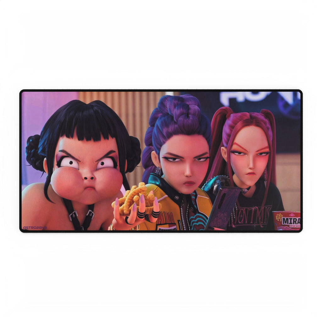 KPop Demon Hunters - HUNTRIX - Vibrant Desk Mats for Personalized Workspace, Gaming Pads, Office Decor, Unique Desk Accessories