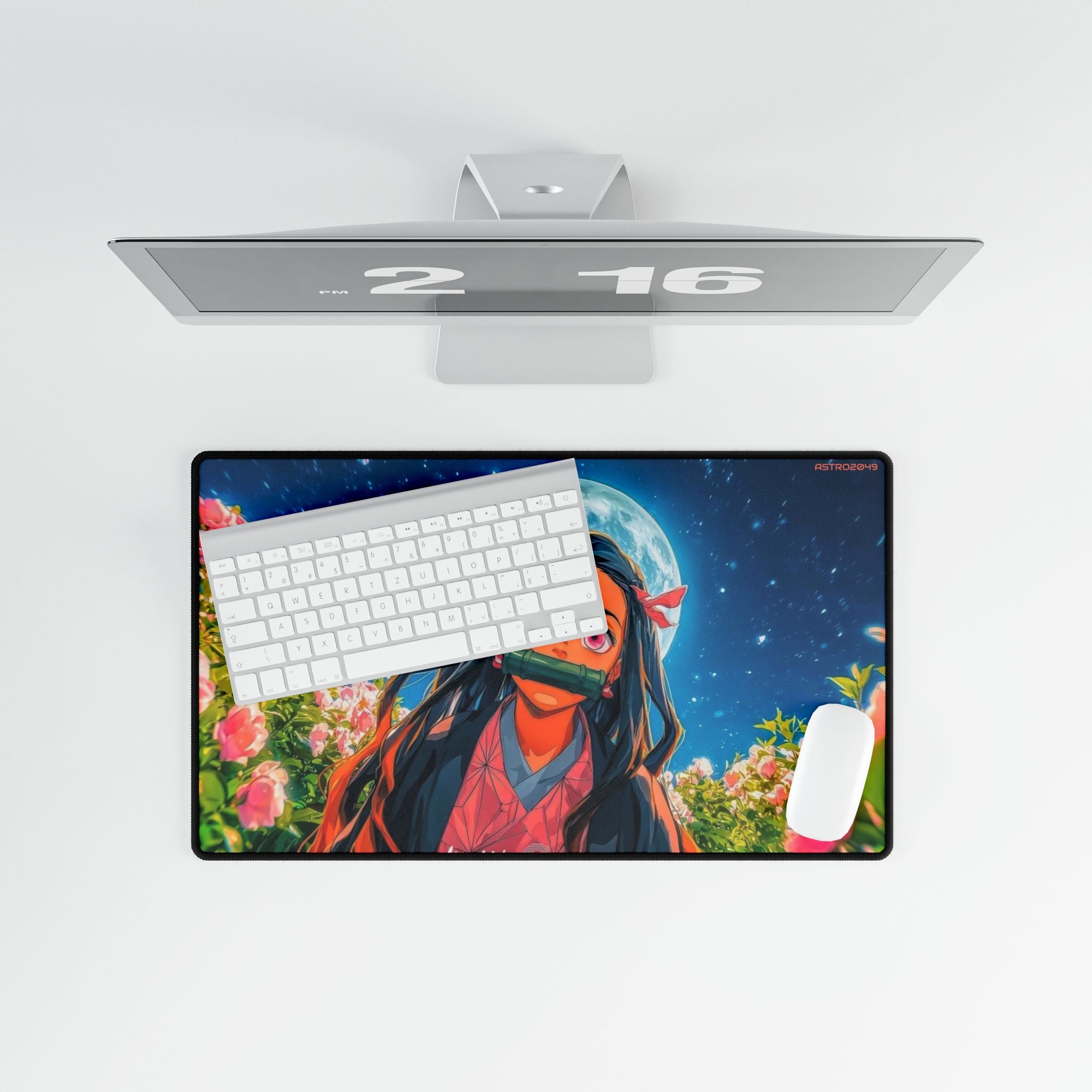 DEMON SLAYER - Kimetsu no yaiba - Anime-Inspired Desk Mats for Gamers and Creatives, Custom Mouse Pad, Home Office Decor
