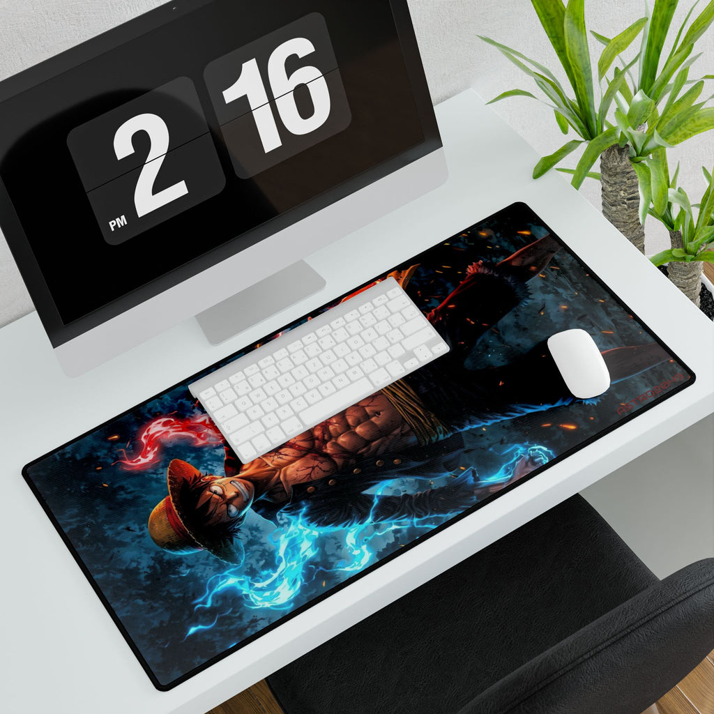 ONE PIECE - LUFFY - Anime-Inspired Desk Mat: Vibrant Gamer Mouse Pad, Office Decor, Gift for Students, Computer Accessories