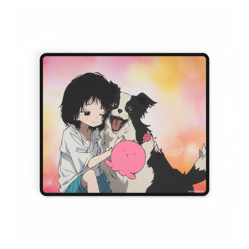 TAKOPIS ORIGINAL SIN - Anime-Inspired Desk Mat for Pet Lovers, Gaming and Office Decor, Vibrant Mouse Pad, Unique Gift for Students