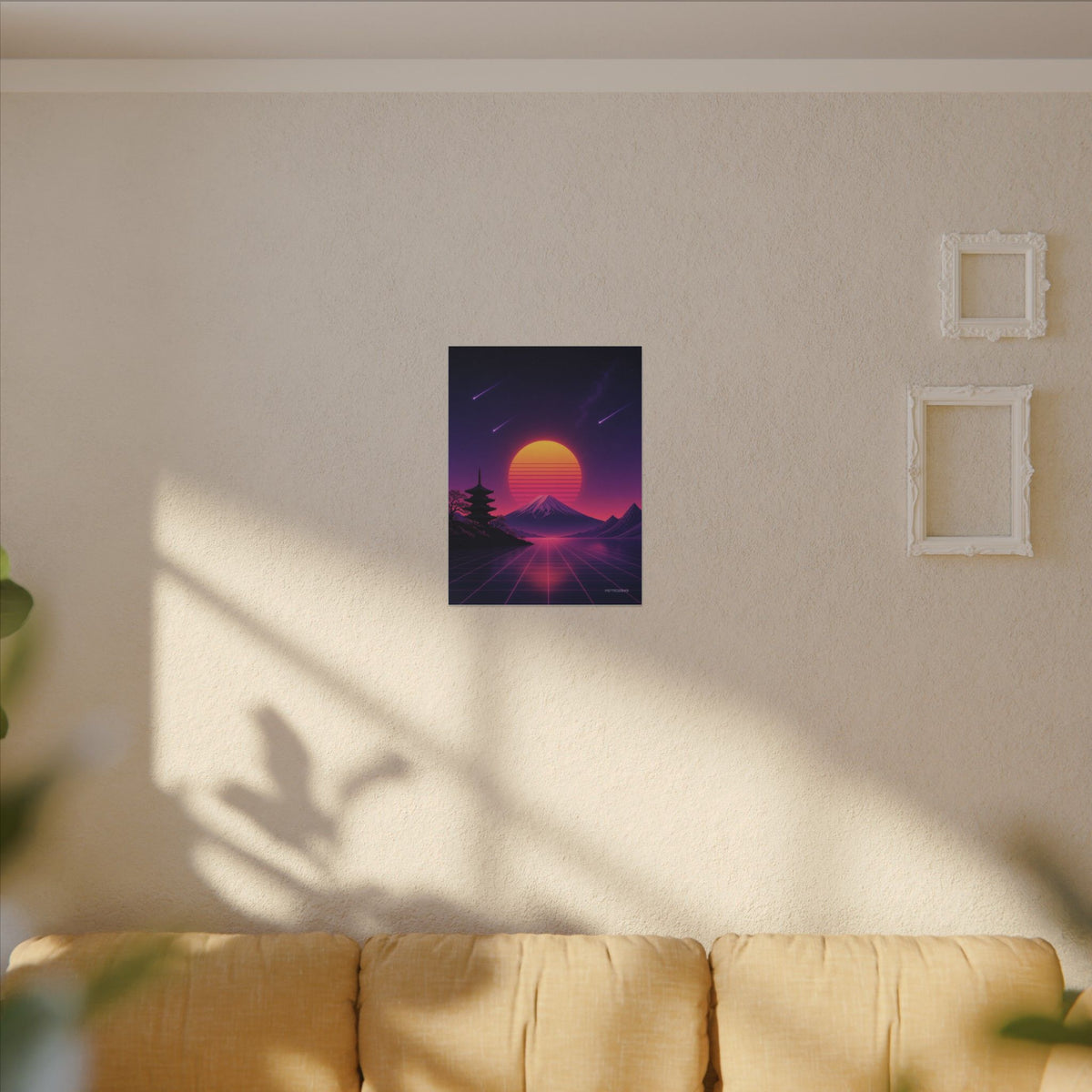 Sunset Pagoda Grid canvas print by ASTRO2049, view 4 of 8