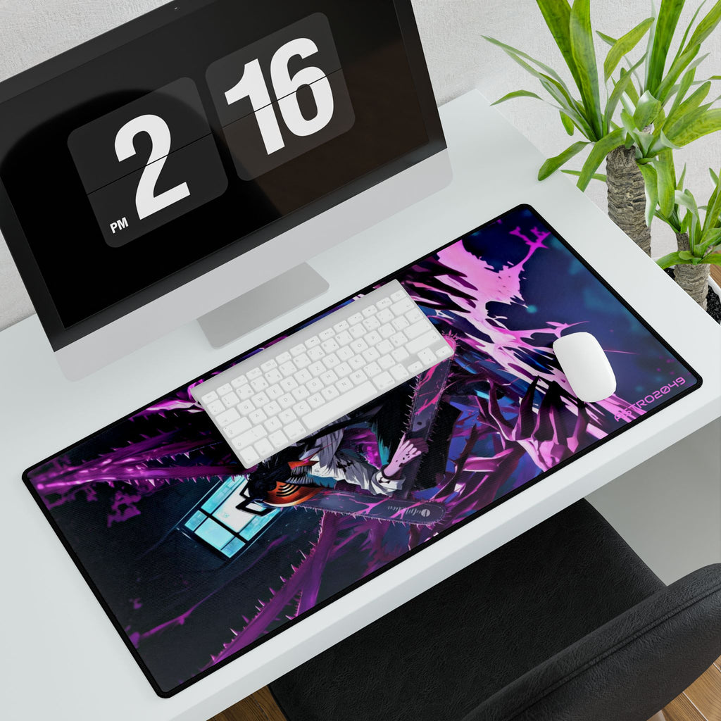 CHAINSAW MAN - Vibrant Anime Desk Mat | Custom Gaming Mouse Pad, Desk Accessory, Unique Gift for Students, Home Office Decor