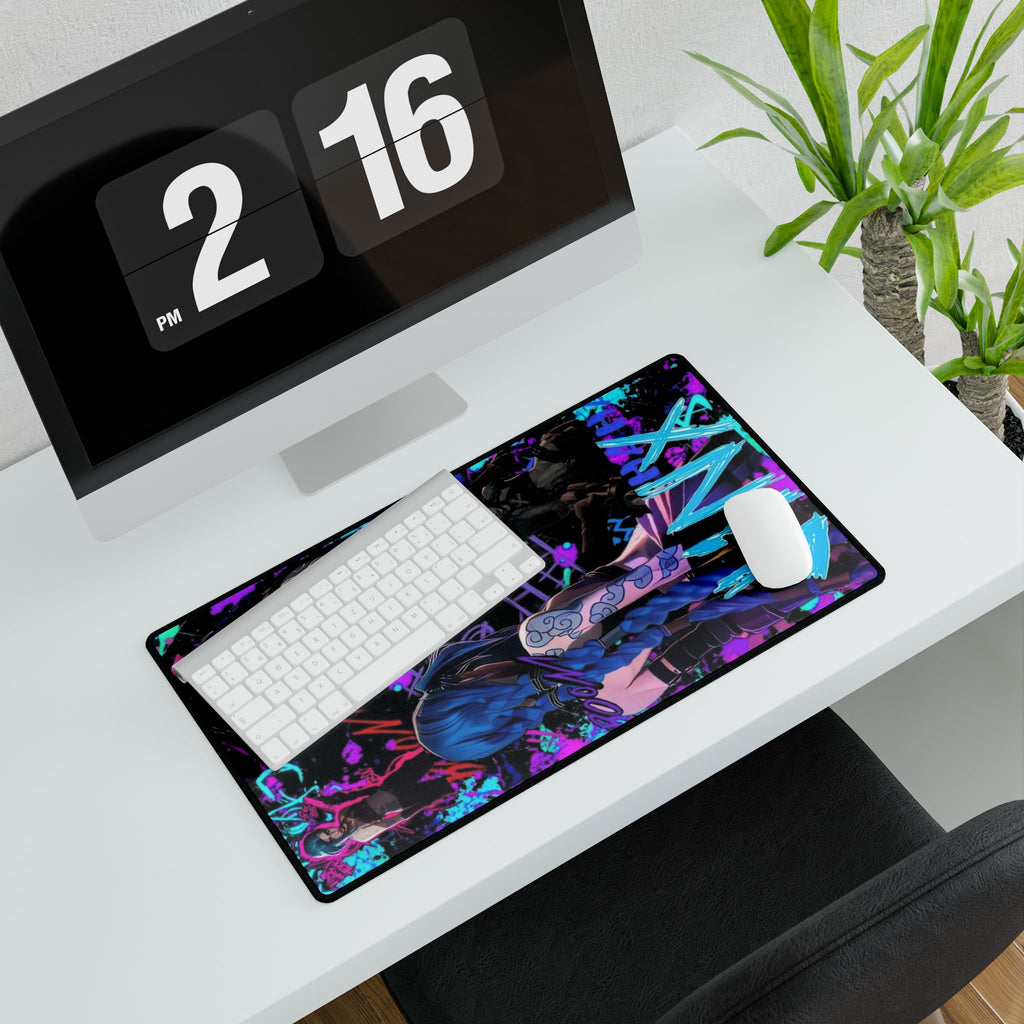 League of Legends - Arcane: JINX - Cyberpunk Desk Mats - Gaming Accessories, Stylish Office Decor, Computer Mouse Pads, Desk Accessories