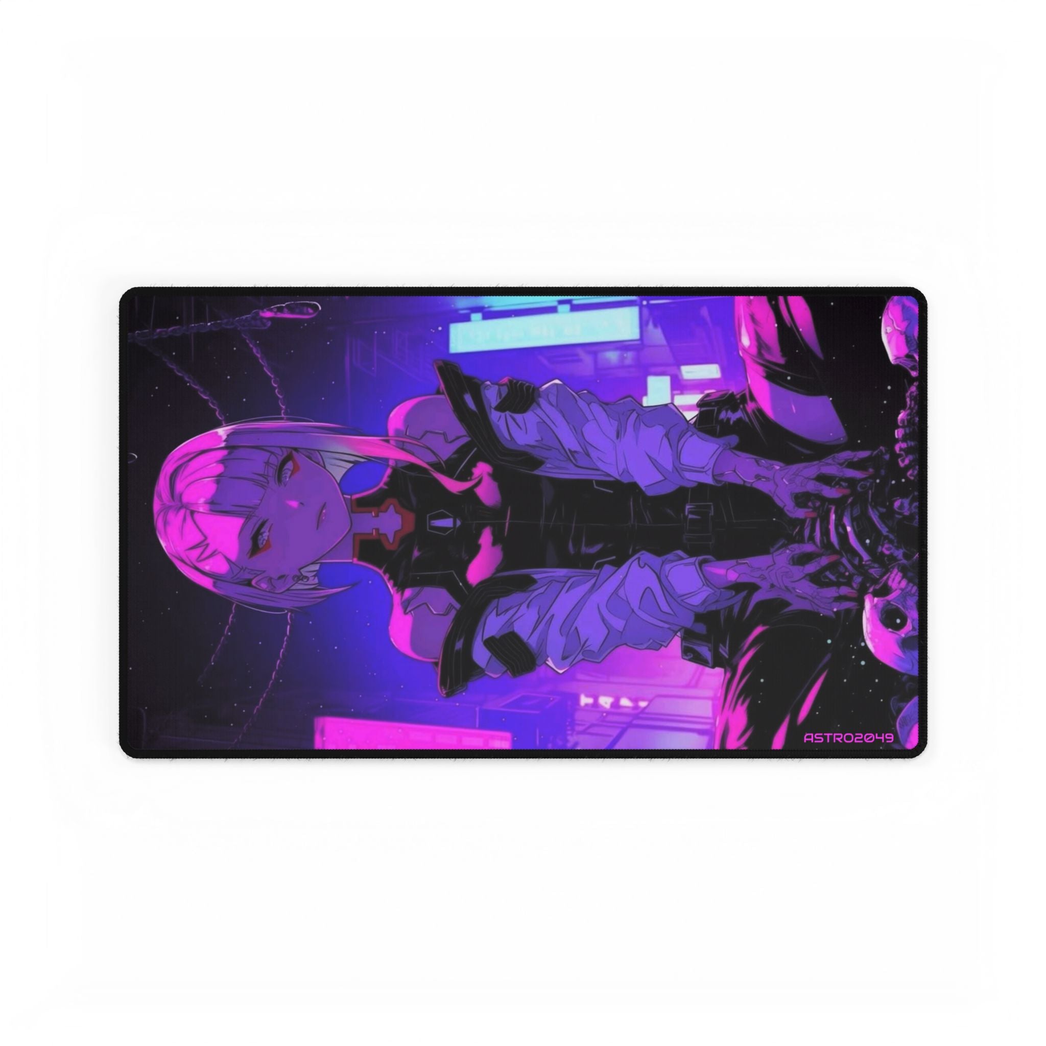 CYBERPUNK: Edgerunners 2077 - Gaming Desk Mat, Custom Mouse Pad for Gamers, Unique Gift for Students, Vibrant Desk Accessories
