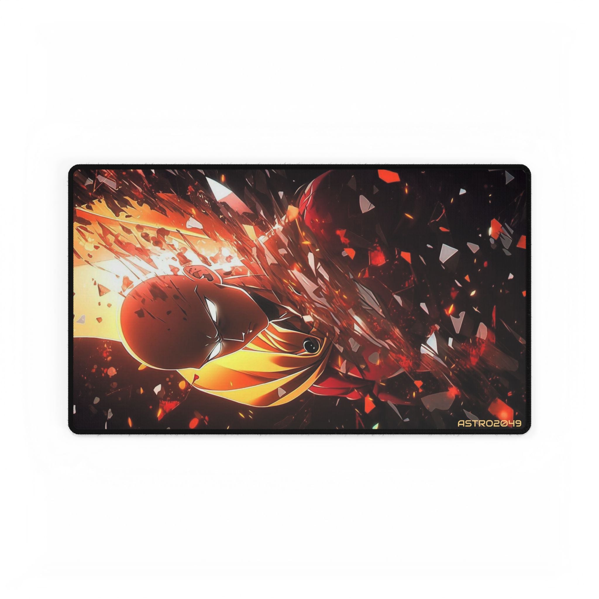 ONE-PUNCH MAN: Saitama - Vibrant Gamer Desk Mats | Stylish Desk Accessories, Custom Mouse Pads, Office Decor, Gaming Setup