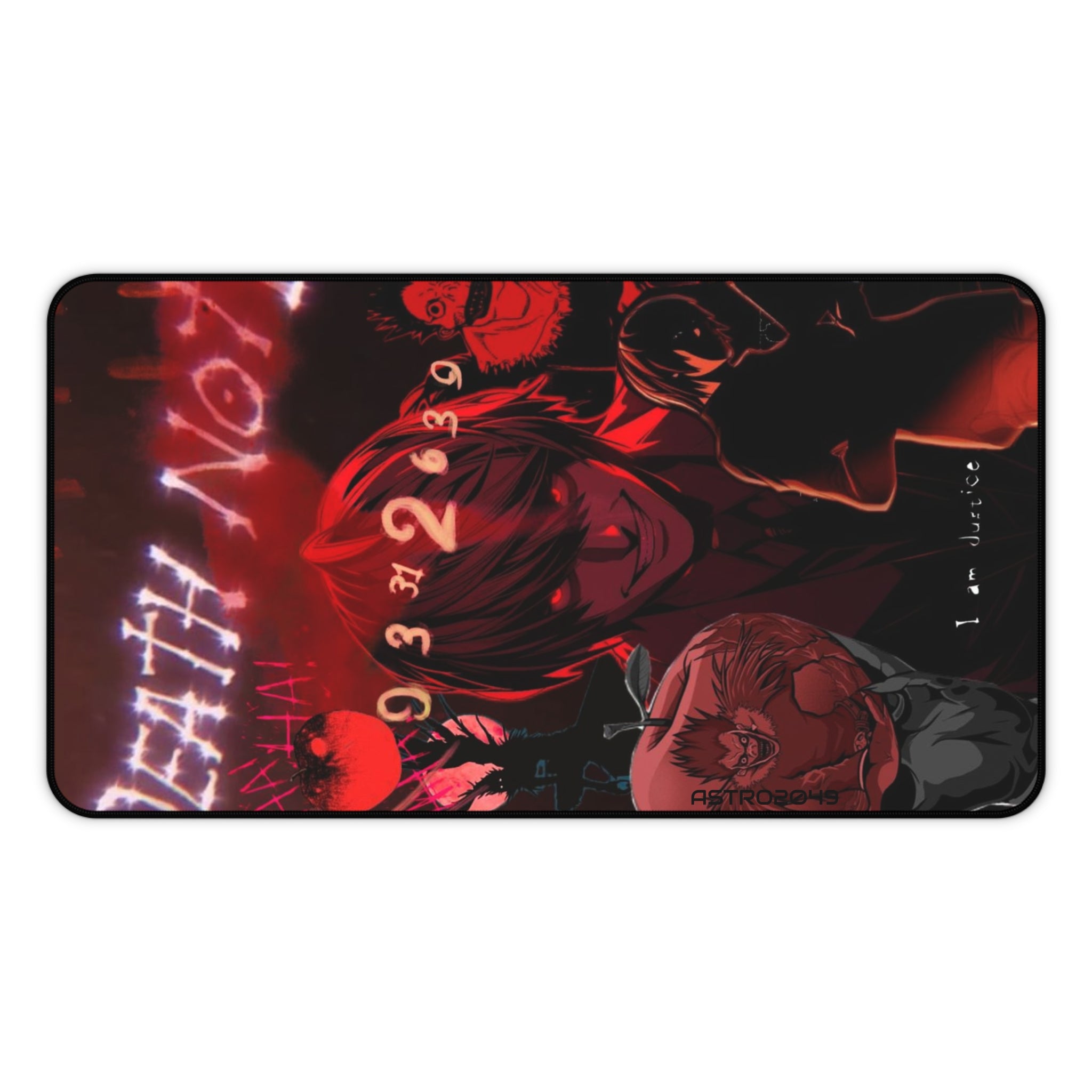 DEATH NOTE - Light / Akira - Desk Mat, Gamer Desk Accessory, Office Decor, Unique Gift for Anime Fans, Gaming Setup Essentials