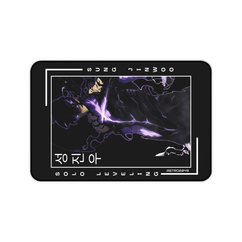 SOLO LEVELING - Sung Jinwoo - ARISE - Stylish Gaming Desk Mat - Perfect for Office, Home Office, Gift for Gamers, Art Desk Accessories