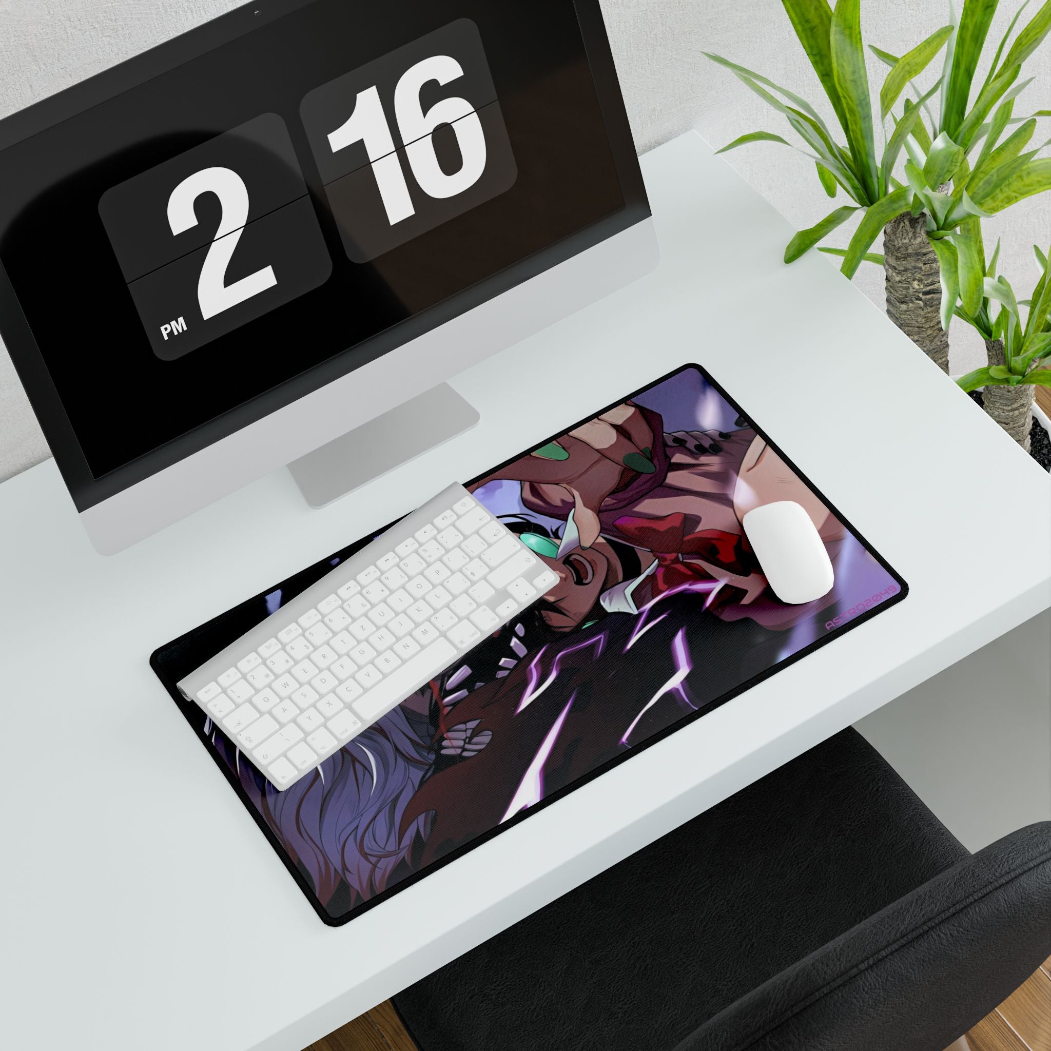 DANDADAN: Momo / Okarun - Anime Desk Mat - Gaming Mouse Pad, Office Decor, Creative Workspace, Gift for Gamers, Studio Accessories