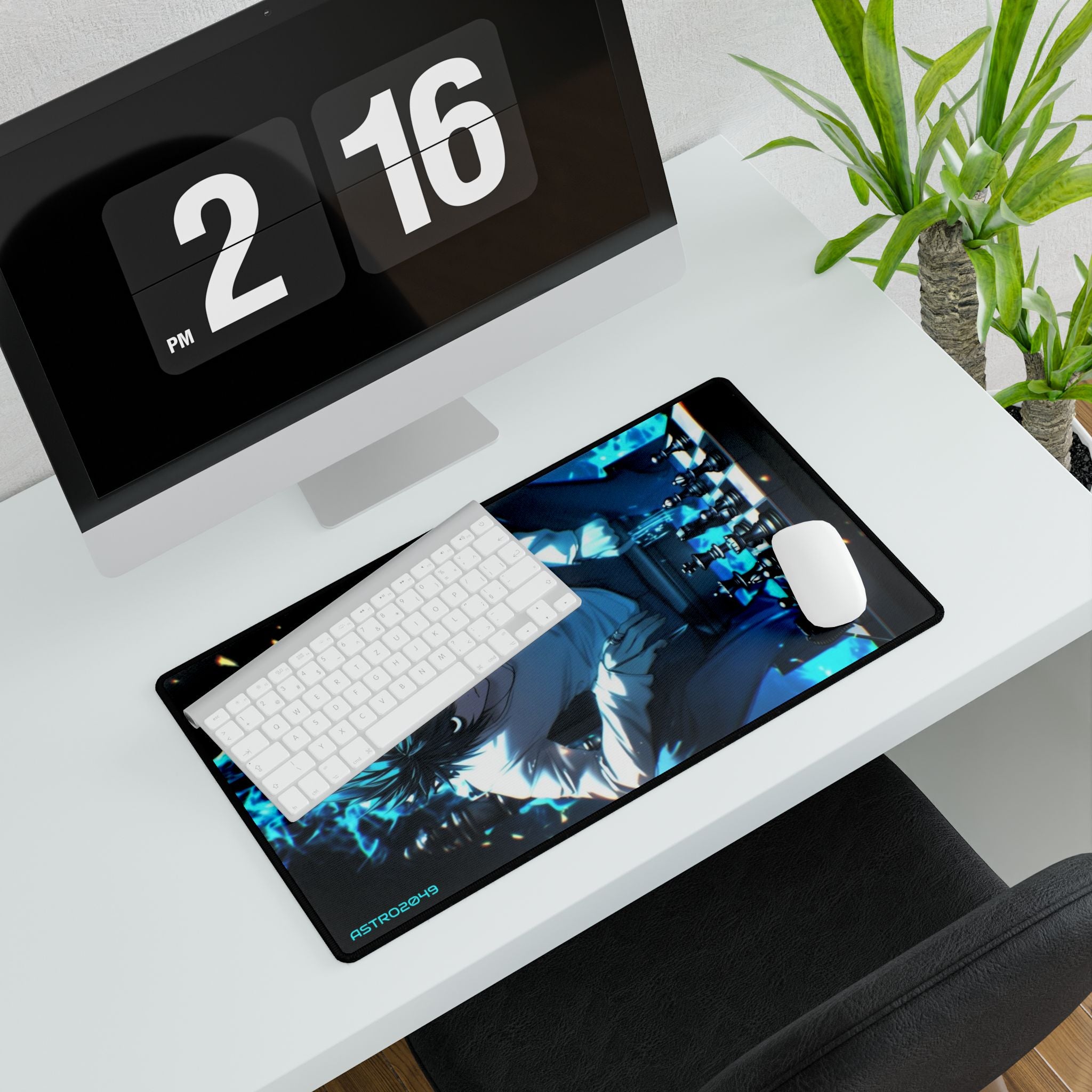 DEATH NOTE - ELLE - Gaming Desk Mat with Anime Design, Large Mouse Pad, Computer Desk Accessory, Gaming Gift, Desk Organizer, Office Decor