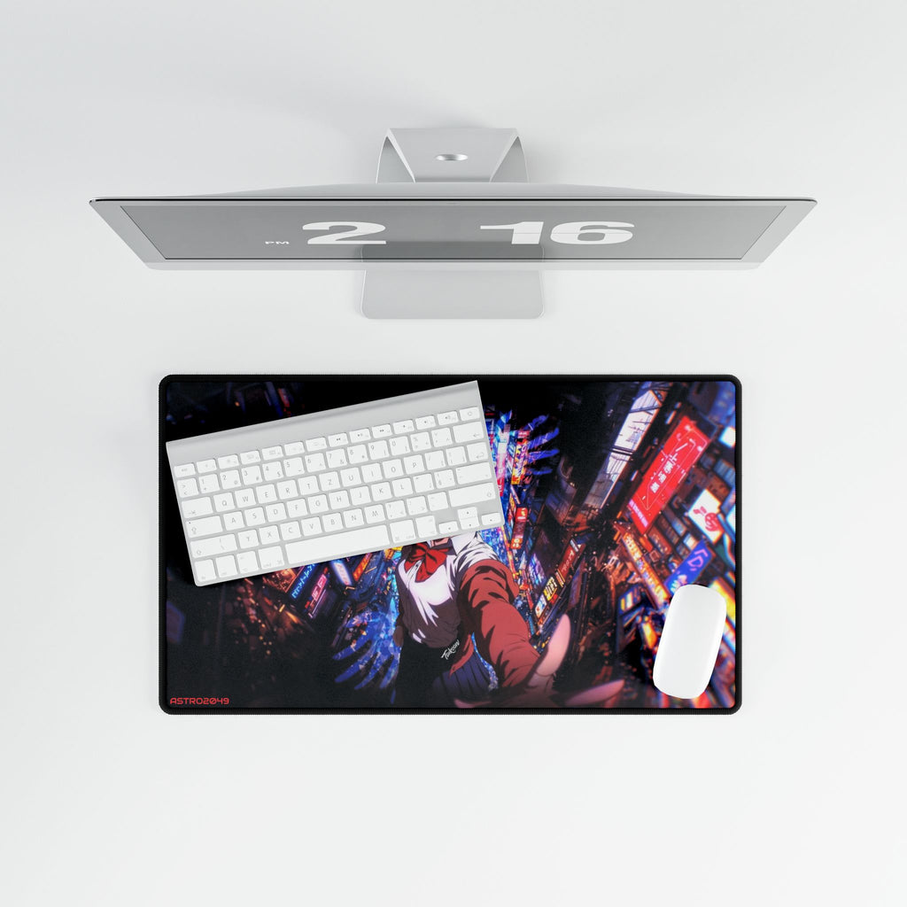 DANDADAN: Momo - Anime-Inspired Desk Mat for Gamers, Office Decor, Gaming Setup, Mouse Pad, Tech Accessories, Gift for Students