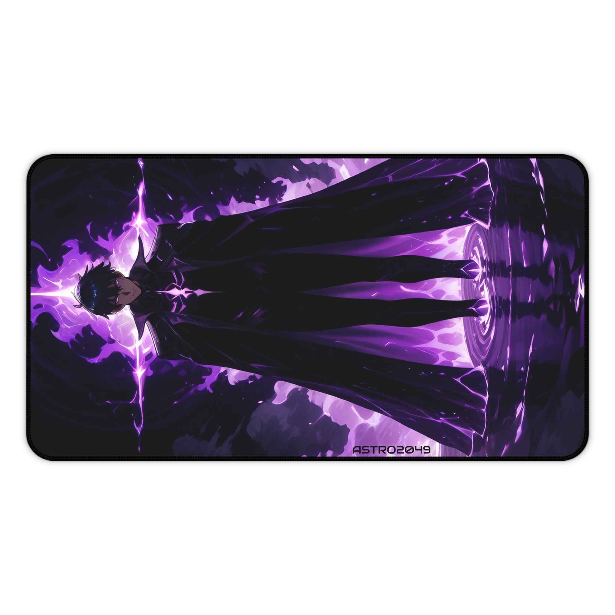SOLO LEVELING - Sung Jinwoo - ARISE - Gaming Desk Mat with Dark Mage Design, Office Accessory, Desk Decor, Computer Pad, Anime Merchandise