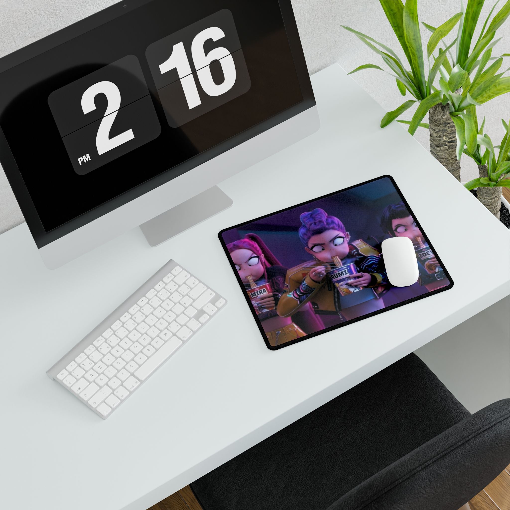KPop Demon Hunters - HUNTRIX - Desk Mats with Fun Designs for Gaming or Office Use, Cute Mouse Pads, Personalized Desk Decor