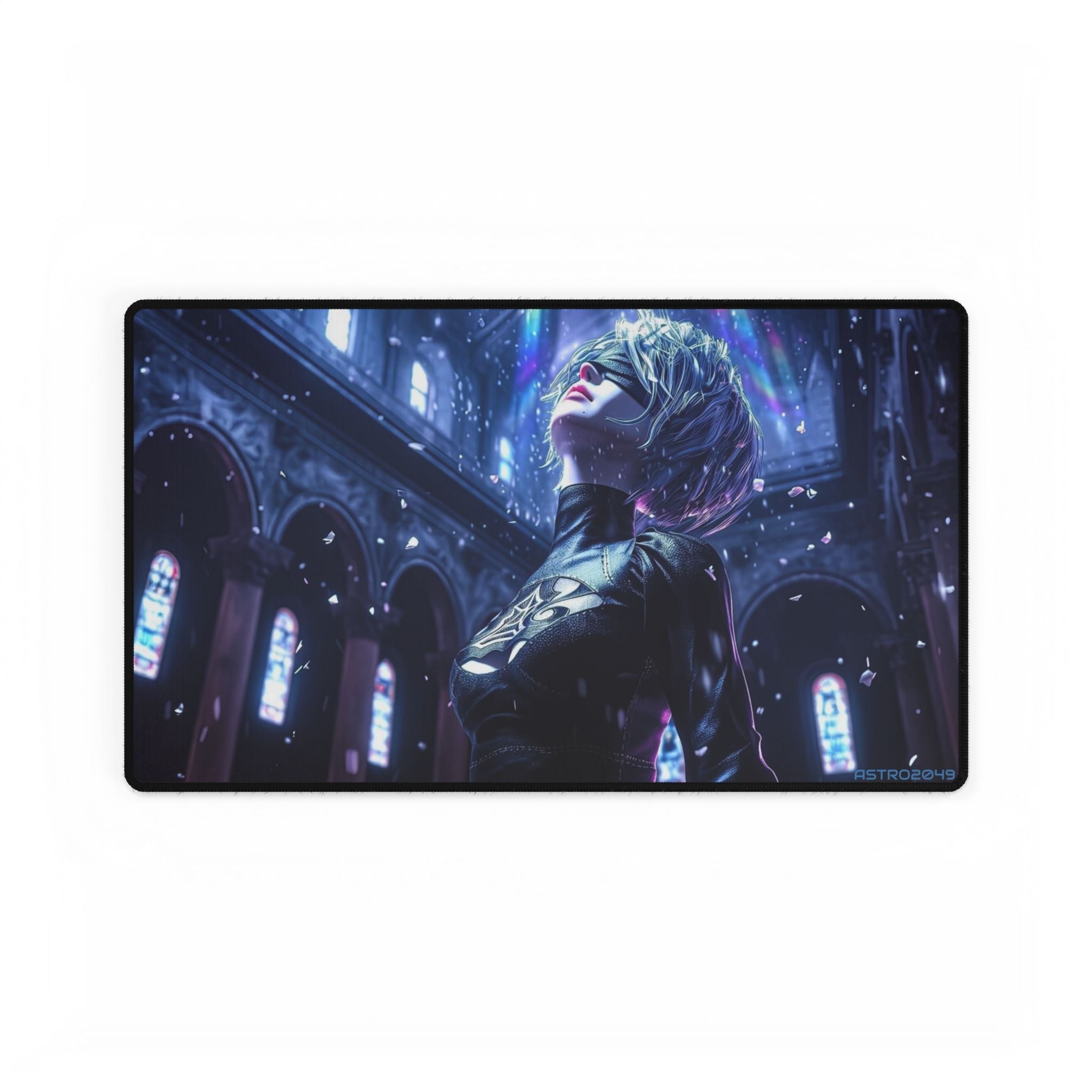 Nier: Automata - 2B - Gothic Fantasy Desk Mat - Mouse Pad for Home Office, Gamer, Office Decor, Unique Gift, Desk Accessories