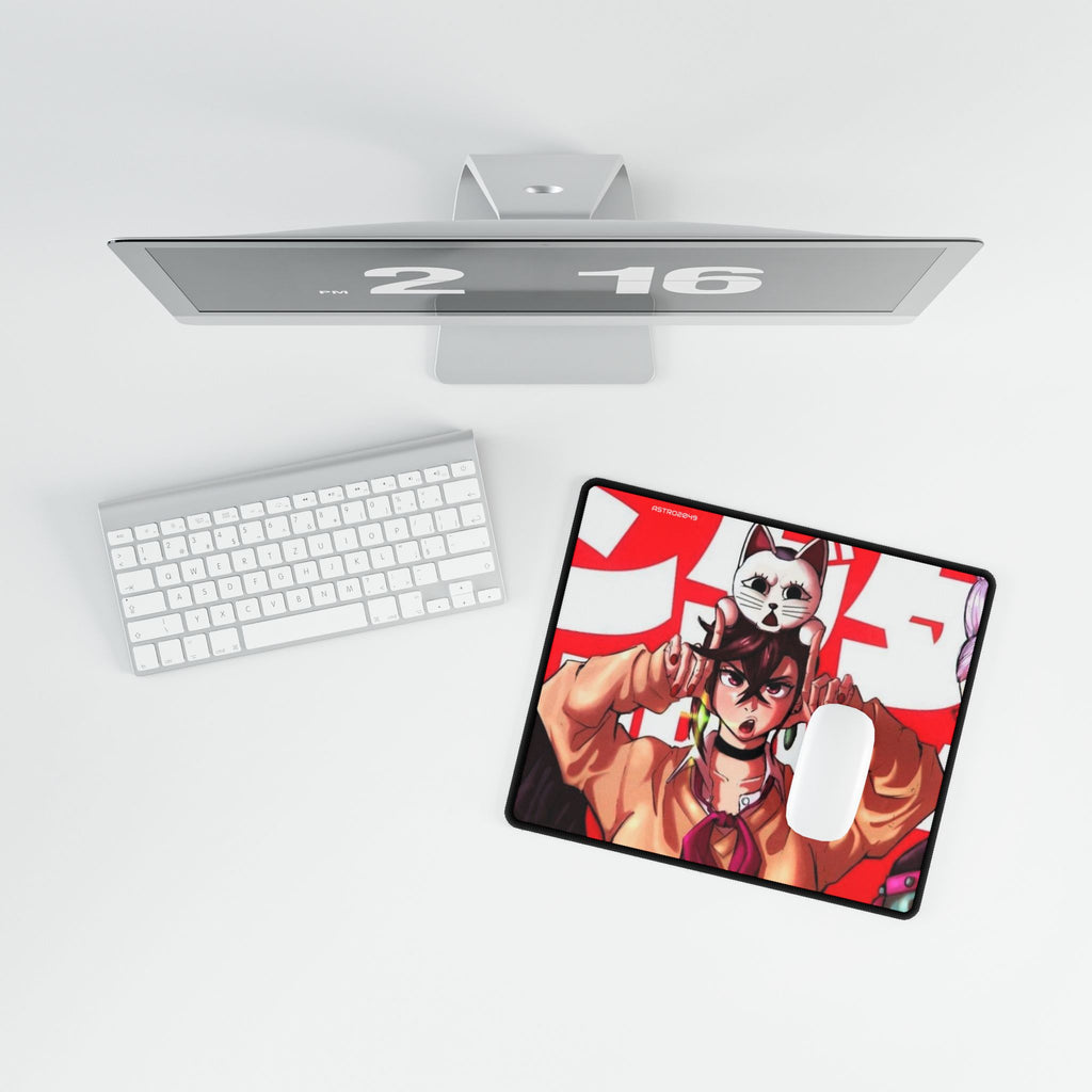 DANDADAN: Momo / Okarun - Vibrant Anime Desk Mat, Gaming Desk Pad, Office Decor, Custom Mousepad, Geeky Gift for Gamers, Home Office
