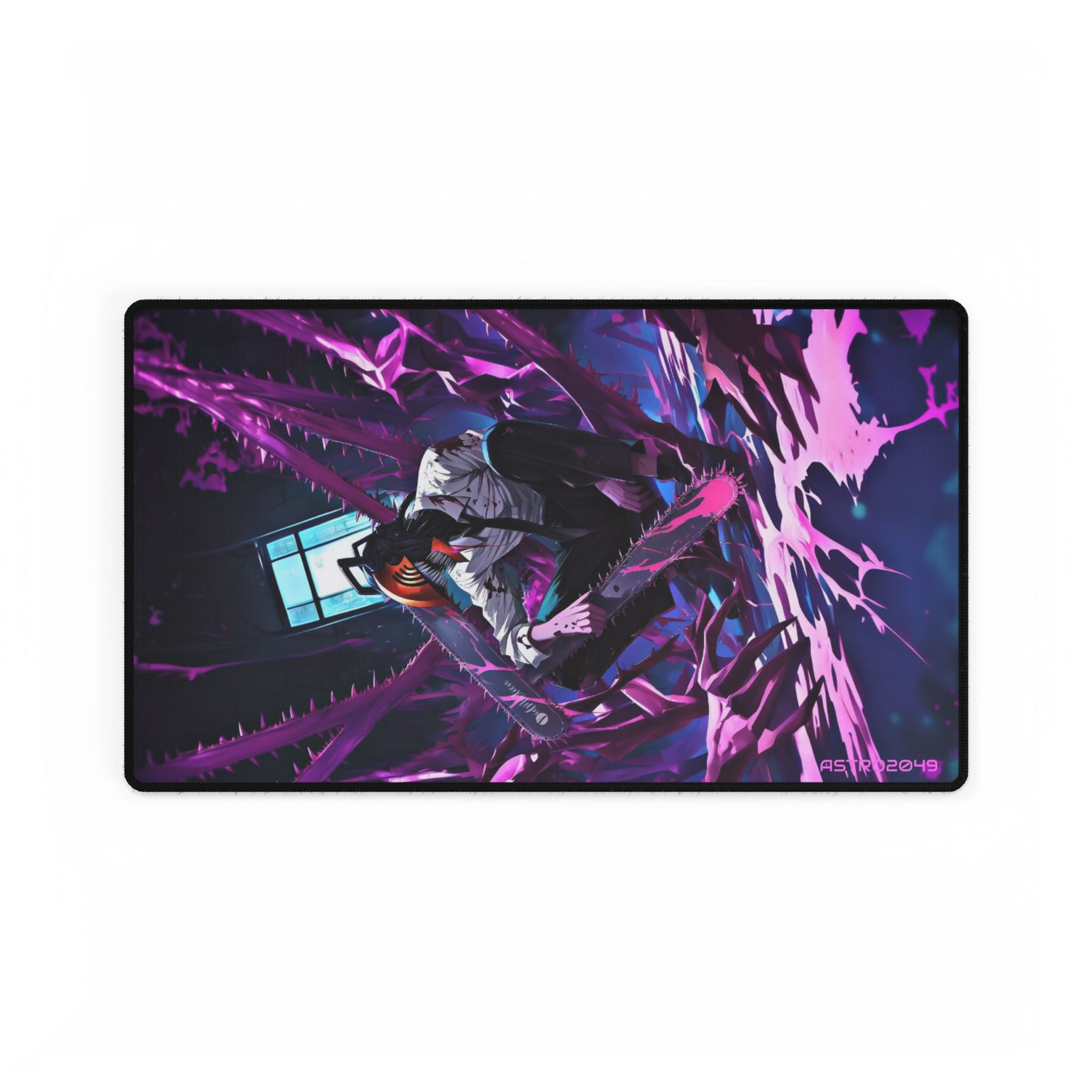 CHAINSAW MAN - Vibrant Anime Desk Mat | Custom Gaming Mouse Pad, Desk Accessory, Unique Gift for Students, Home Office Decor