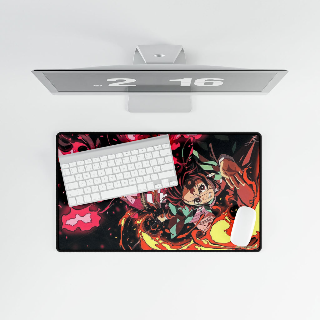 DEMON SLAYER - Kimetsu no yaiba - Anime-Inspired Desk Mat, Gaming Desk Pad for Home Office, Cute Mouse Pad, Anime Decor