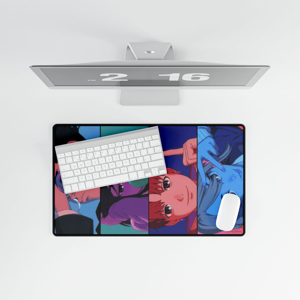 DANDADAN: Momo / Okarun - Vibrant Desk Mats for Gamers, Aesthetic Desk Accessories, Retro Anime Mouse Pad, Gift for Students