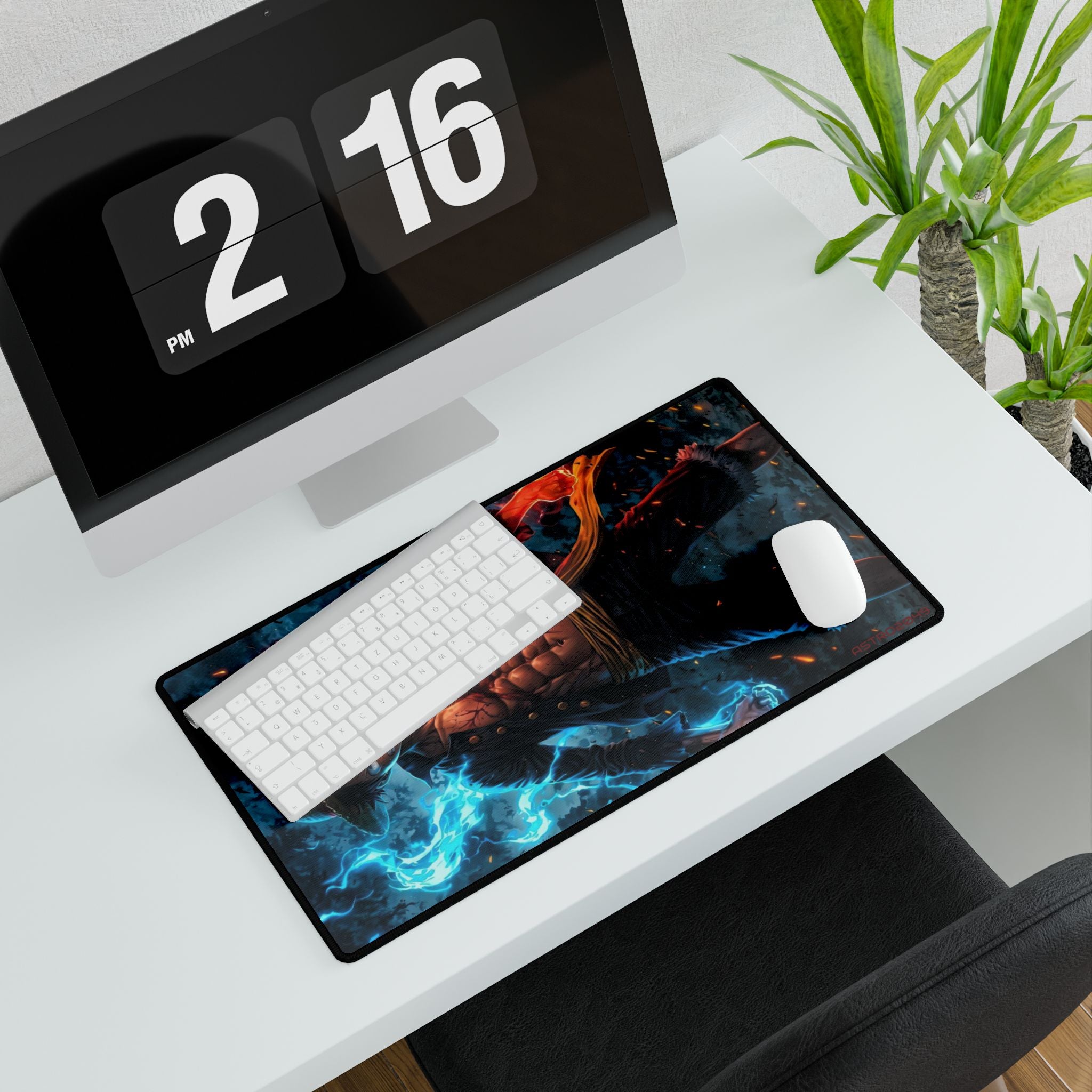 ONE PIECE - LUFFY - Anime-Inspired Desk Mat: Vibrant Gamer Mouse Pad, Office Decor, Gift for Students, Computer Accessories